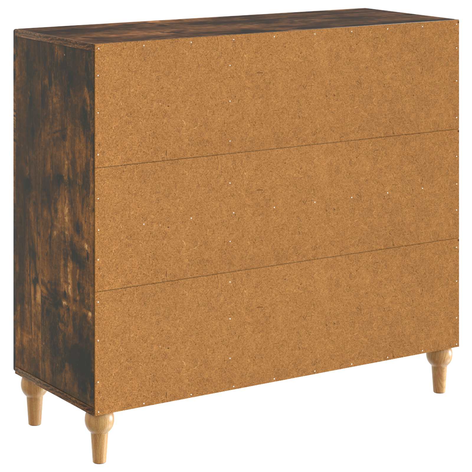 vidaXL Bufet Dąb wędzony 89 x 34,5 x 80 cm Drewno inżynieryjne
