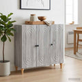 vidaXL Bufet Szary Sonoma 89 x 34,5 x 80 cm Drewno inżynieryjne