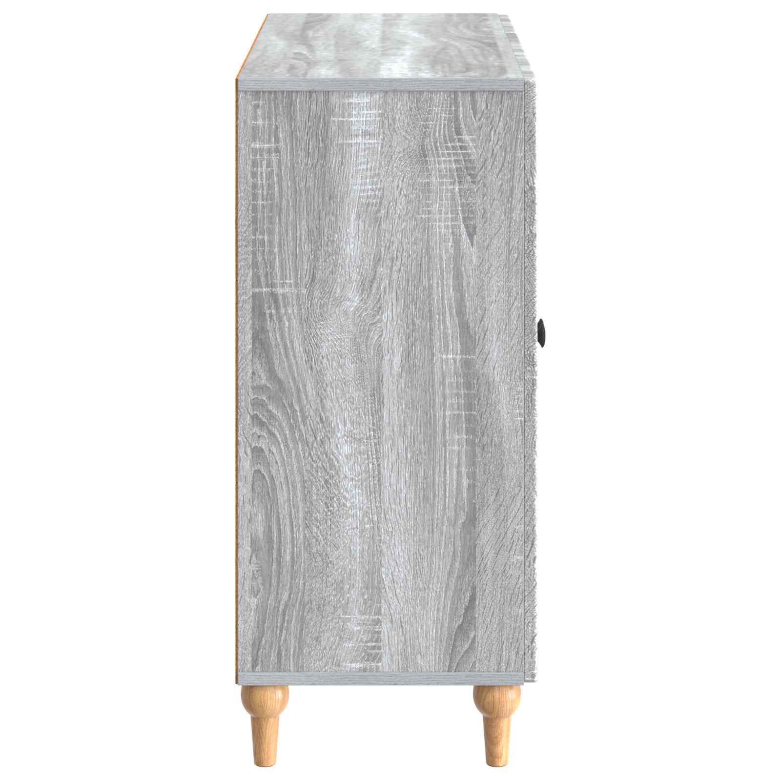 vidaXL Bufet Szary Sonoma 89 x 34,5 x 80 cm Drewno inżynieryjne