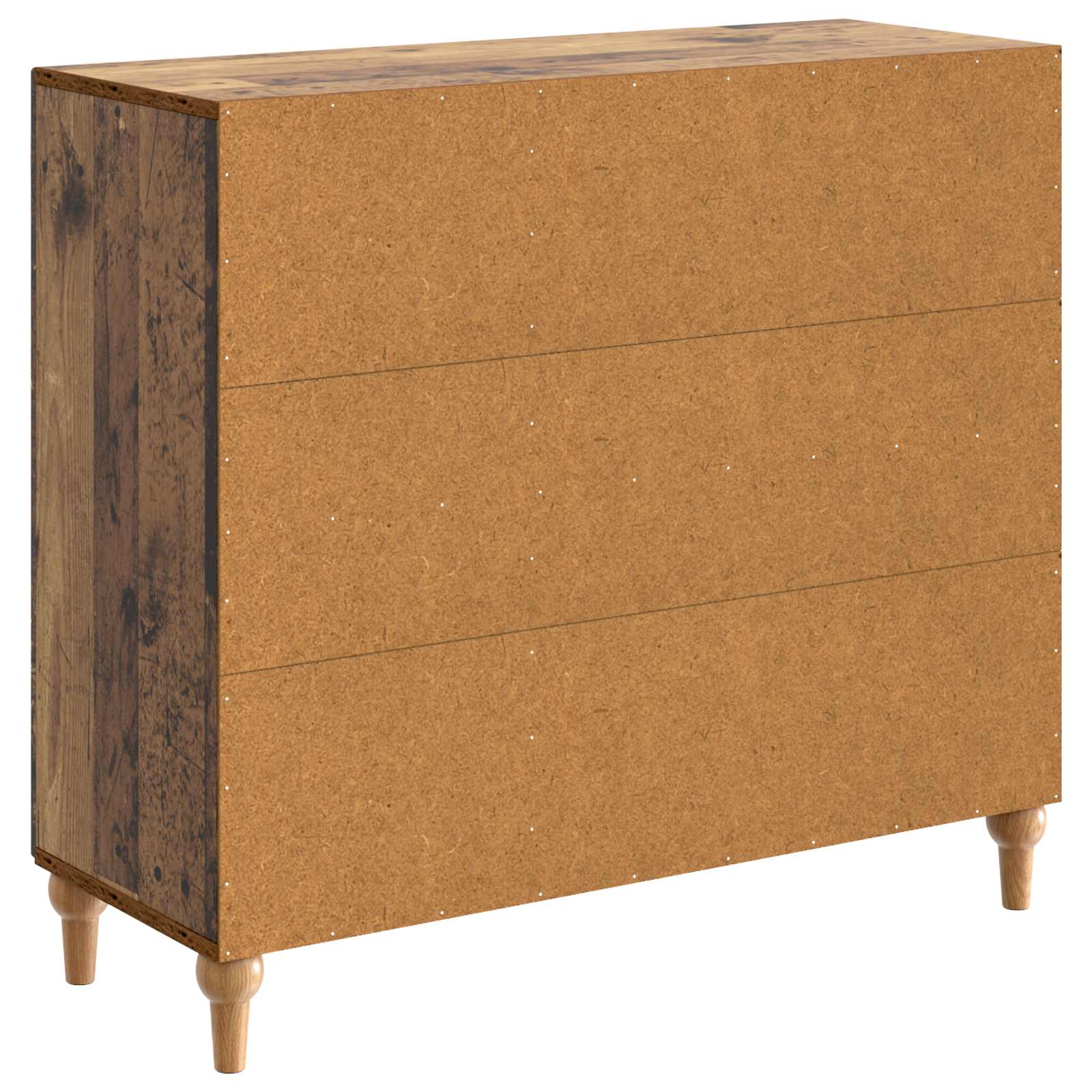 vidaXL Bufet Stare drewno 89 x 34,5 x 80 cm Drewno inżynieryjne