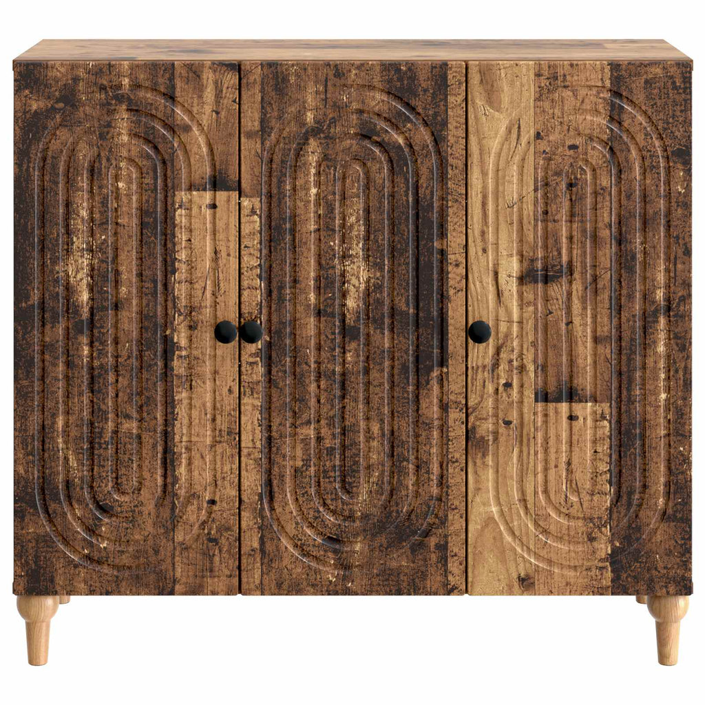 vidaXL Bufet Stare drewno 89 x 34,5 x 80 cm Drewno inżynieryjne