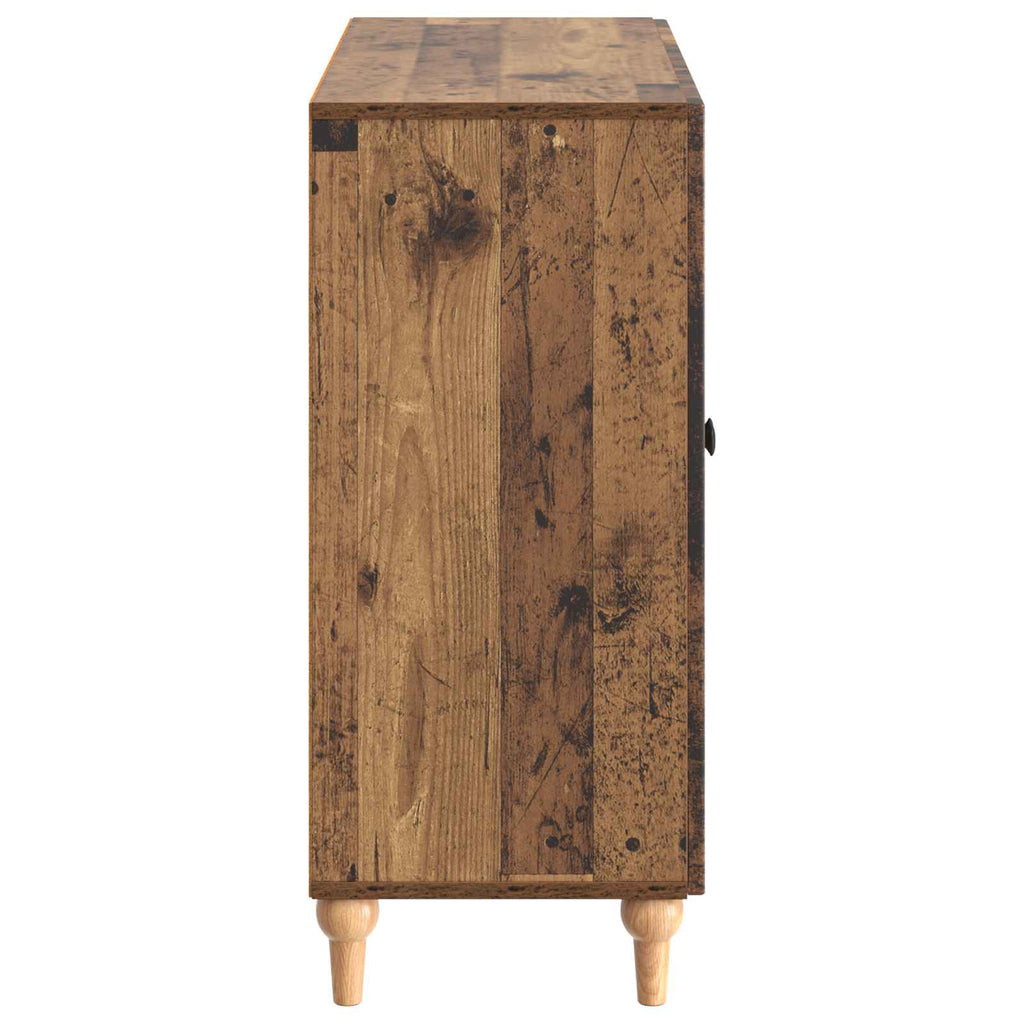 vidaXL Bufet Stare drewno 89 x 34,5 x 80 cm Drewno inżynieryjne