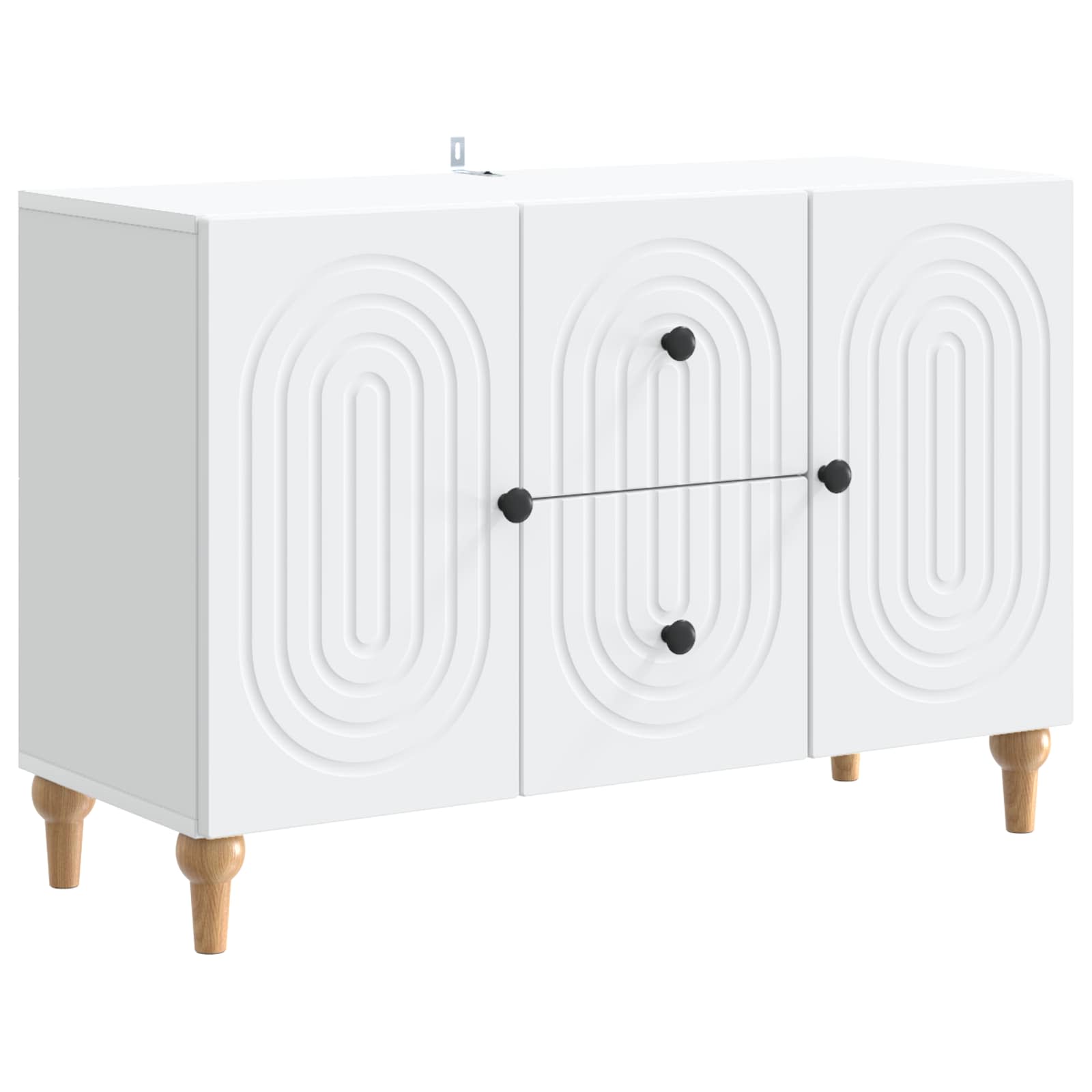 vidaXL Szafka pod telewizor z szufladą Biały 89 x 34,5 x 60 cm