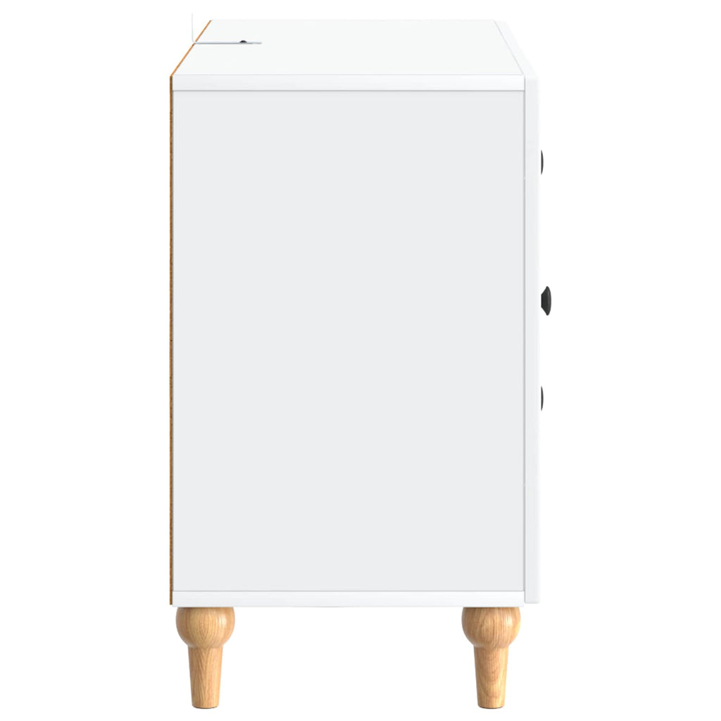 vidaXL Szafka pod telewizor z szufladą Biały 89 x 34,5 x 60 cm