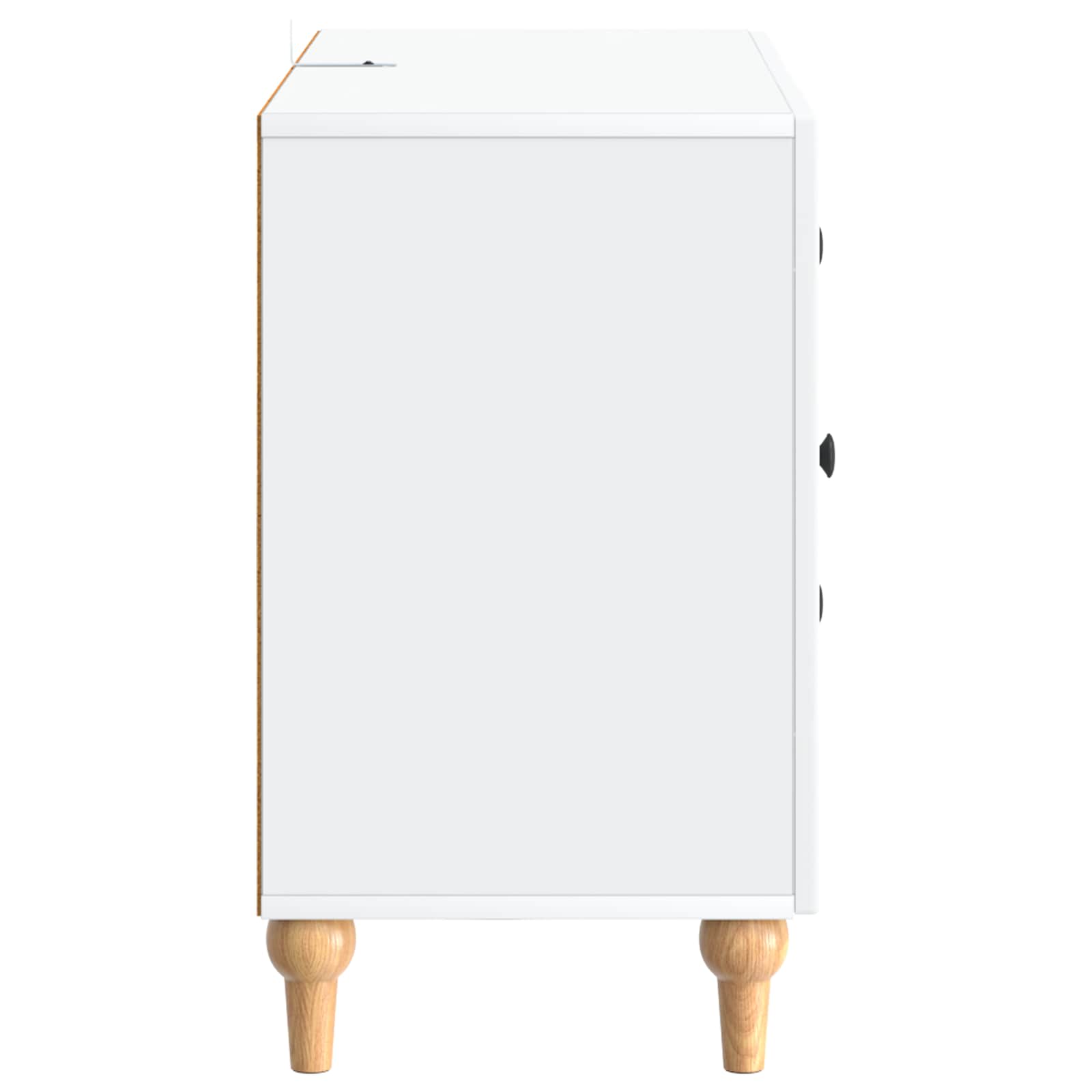 vidaXL Szafka pod telewizor z szufladą Biały 89 x 34,5 x 60 cm