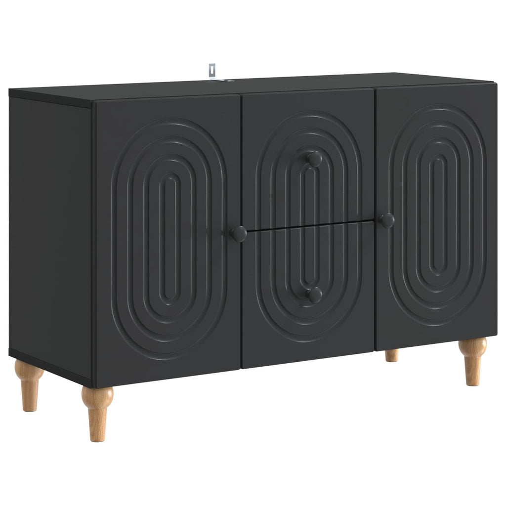vidaXL Szafka pod telewizor z szufladą Czarny 89 x 34,5 x 60 cm