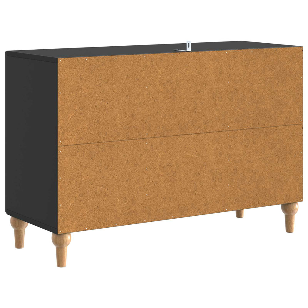 vidaXL Szafka pod telewizor z szufladą Czarny 89 x 34,5 x 60 cm