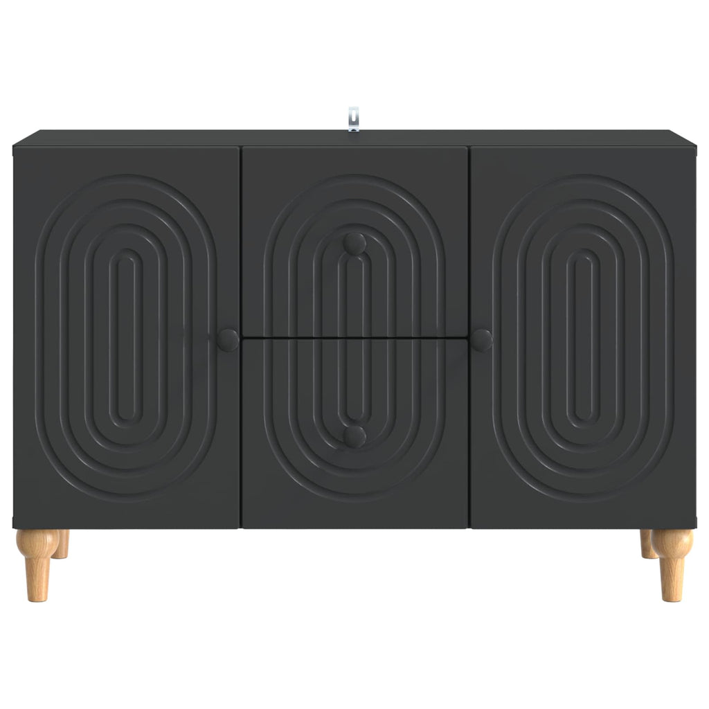 vidaXL Szafka pod telewizor z szufladą Czarny 89 x 34,5 x 60 cm