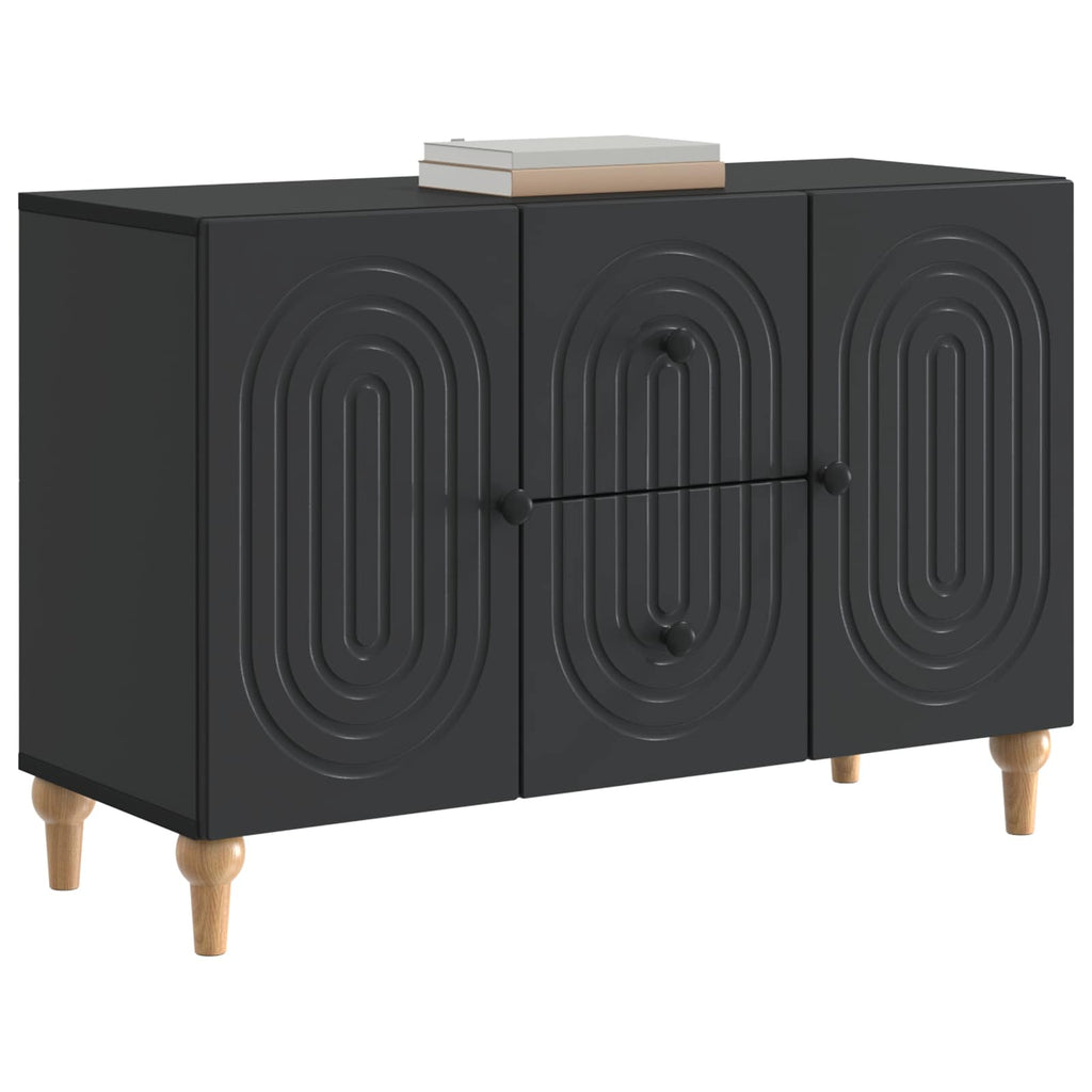 vidaXL Szafka pod telewizor z szufladą Czarny 89 x 34,5 x 60 cm