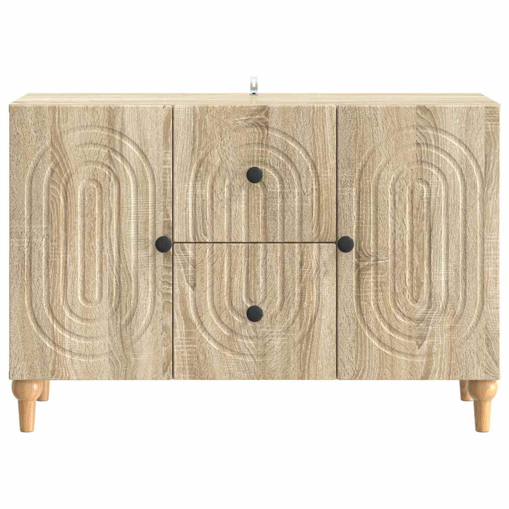 vidaXL Szafka pod telewizor z szufladą dąb Sonoma 89 x 34,5 x 60 cm