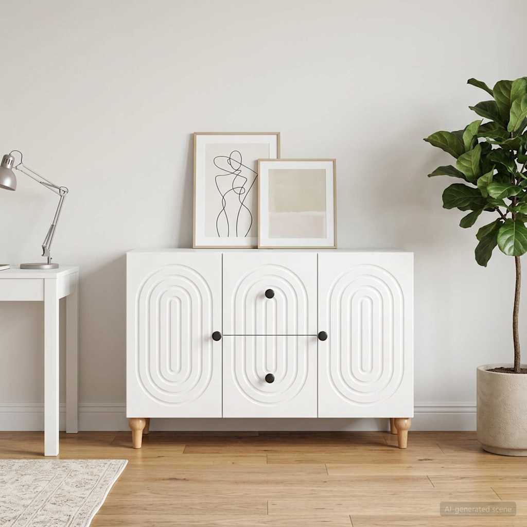 vidaXL Szafka pod telewizor Biały wysoki połysk 89 x 34,5 x 60 cm