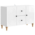 vidaXL Szafka pod telewizor Biały wysoki połysk 89 x 34,5 x 60 cm