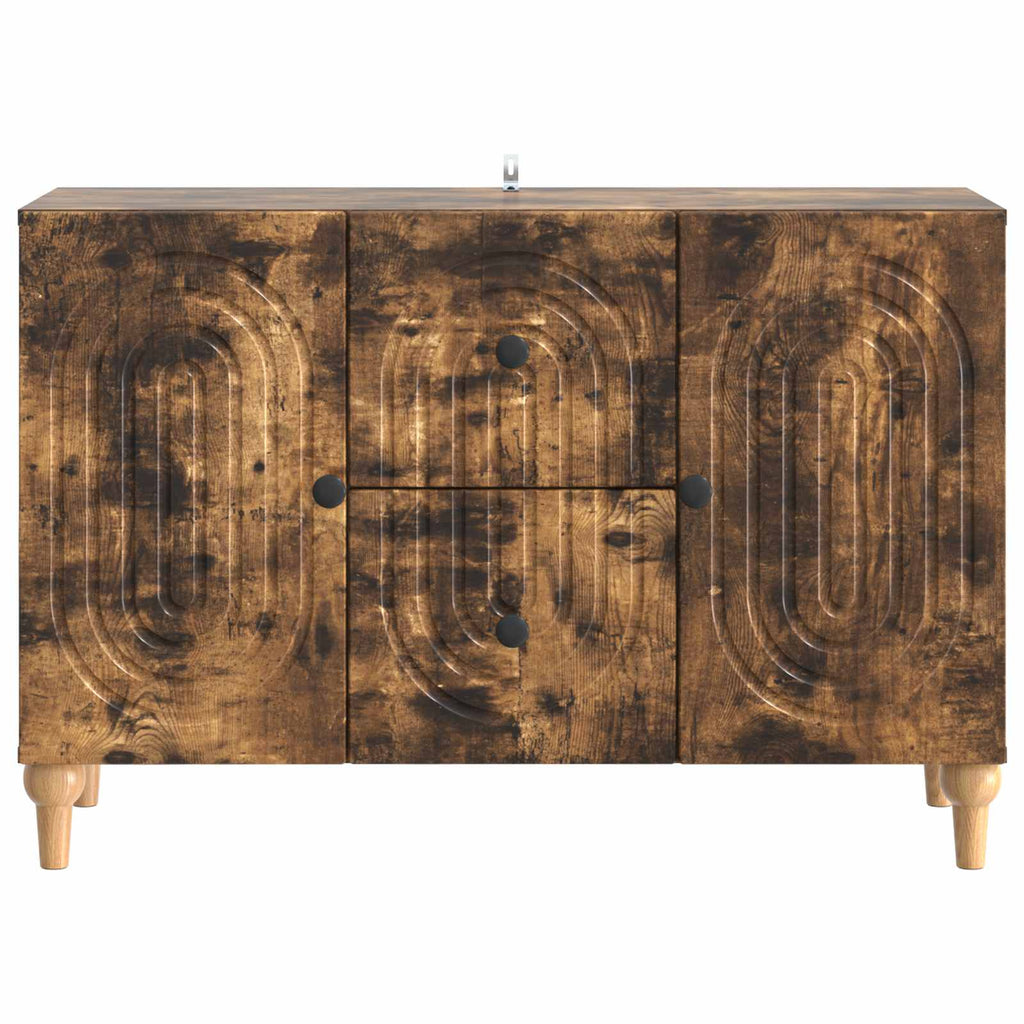 vidaXL Szafka pod telewizor Dąb wędzony 89 x 34,5 x 60 cm