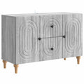 vidaXL Szafka pod telewizor z szufladą Szary Sonoma 89 x 34,5 x 60 cm