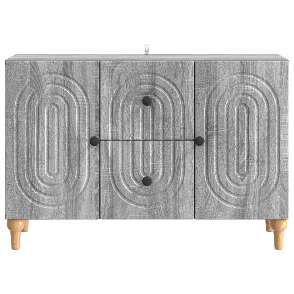 vidaXL Szafka pod telewizor z szufladą Szary Sonoma 89 x 34,5 x 60 cm