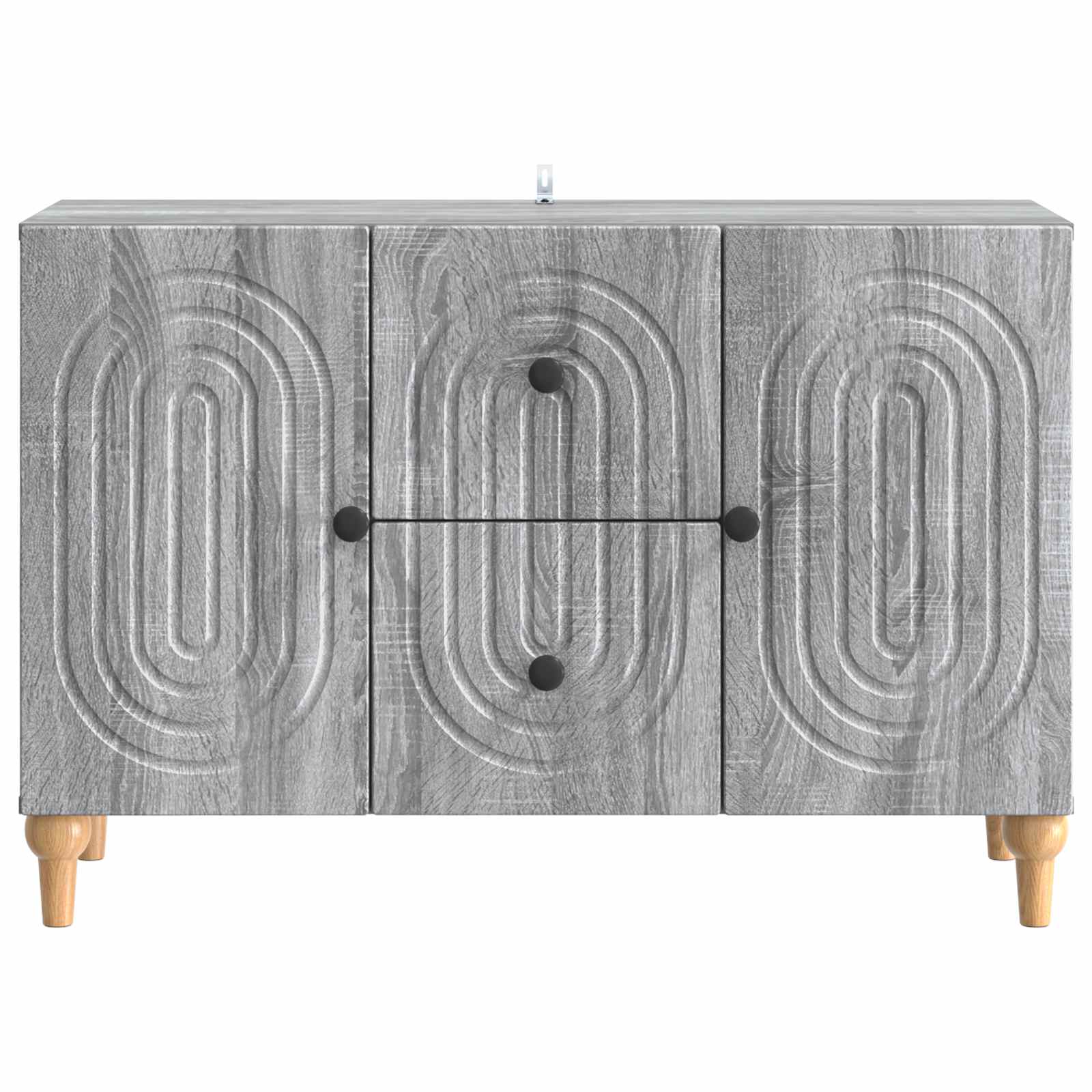 vidaXL Szafka pod telewizor z szufladą Szary Sonoma 89 x 34,5 x 60 cm