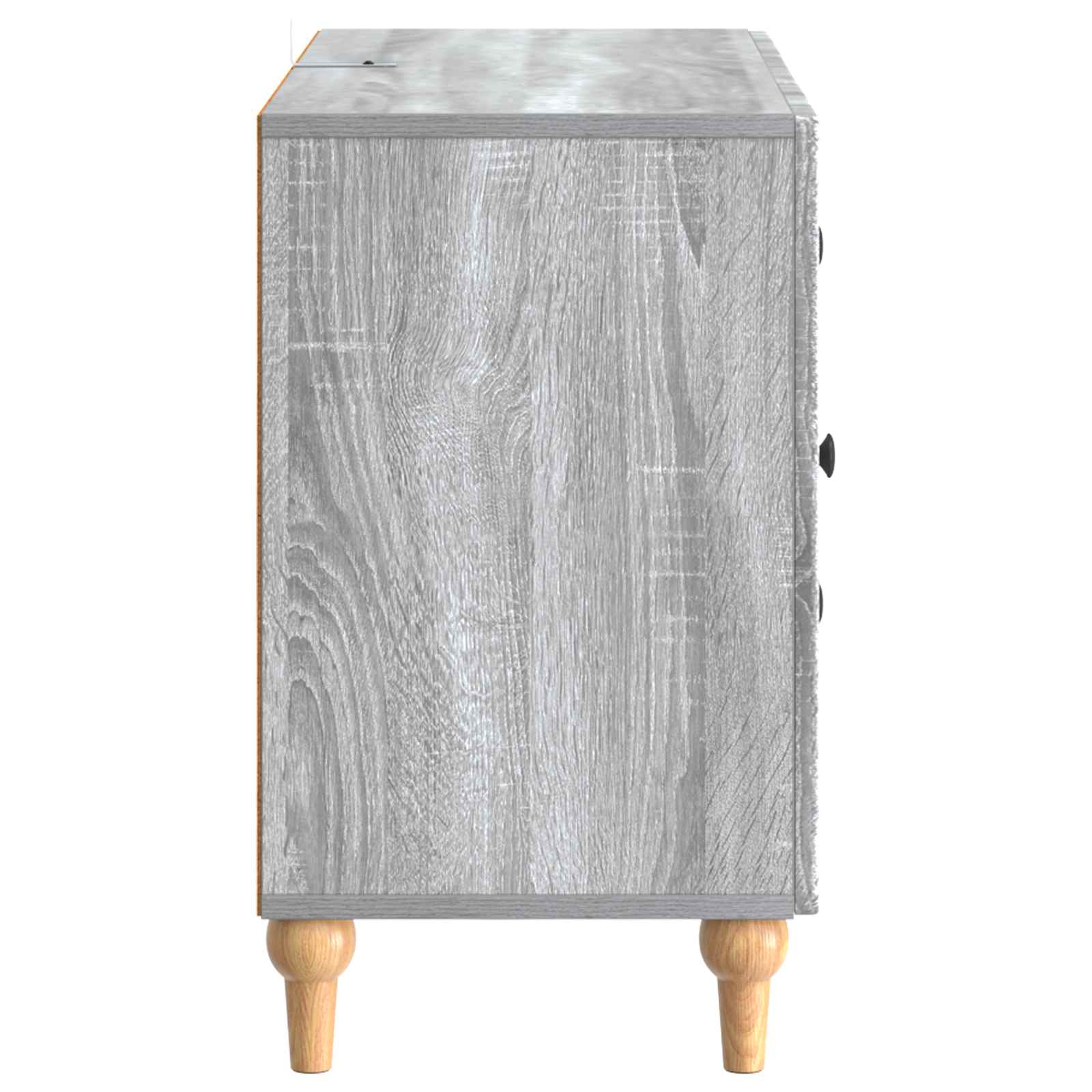 vidaXL Szafka pod telewizor z szufladą Szary Sonoma 89 x 34,5 x 60 cm