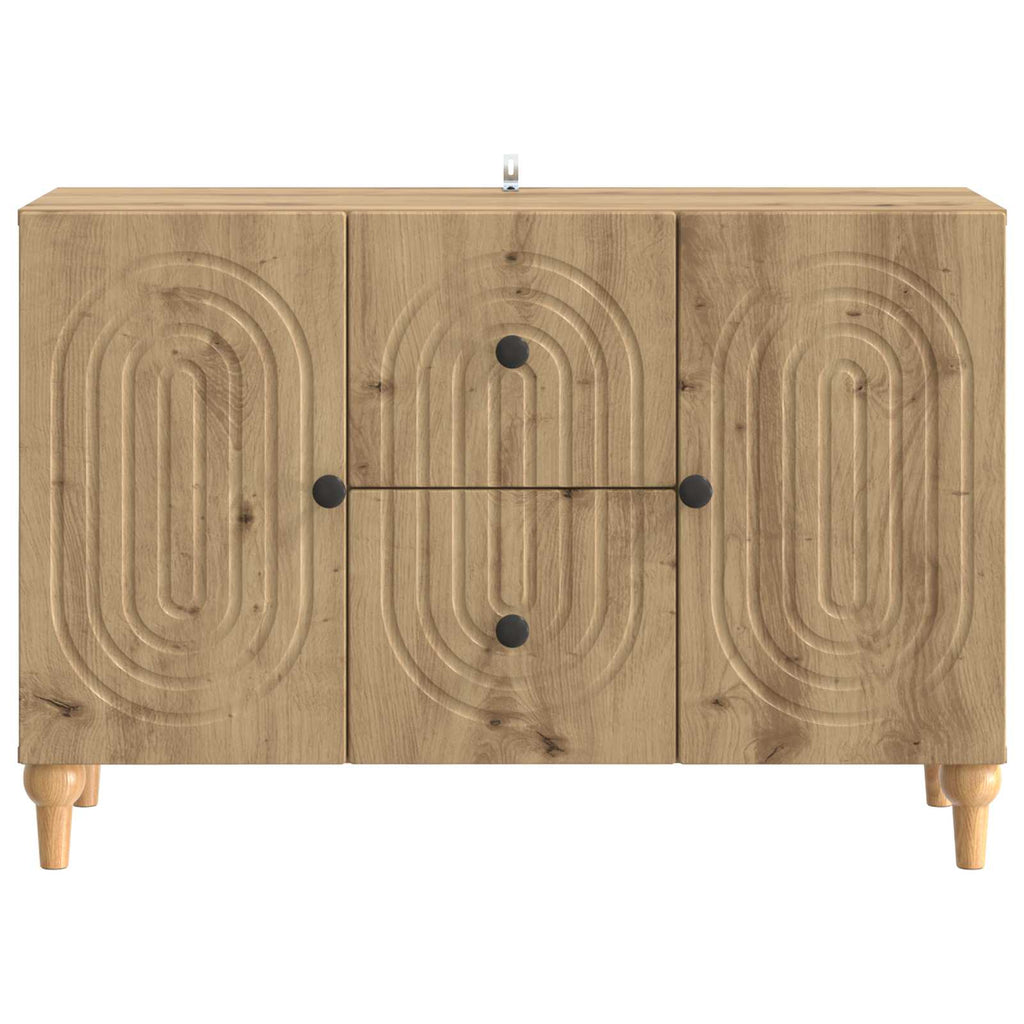 vidaXL Szafka pod telewizor z szufladą Dąb artisan 89 x 34,5 x 60 cm