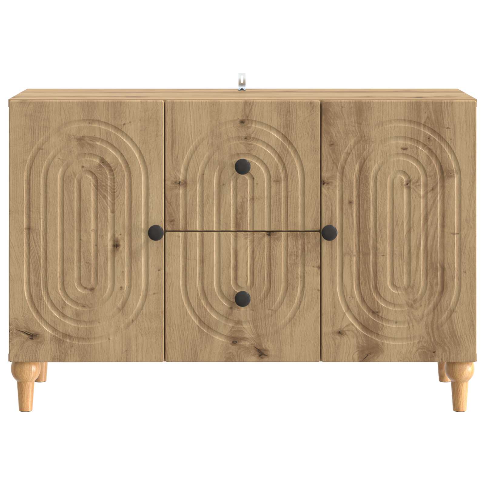vidaXL Szafka pod telewizor z szufladą Dąb artisan 89 x 34,5 x 60 cm