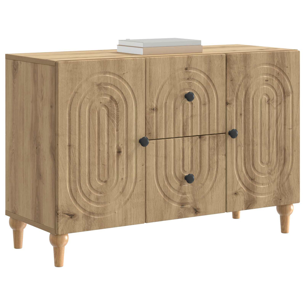 vidaXL Szafka pod telewizor z szufladą Dąb artisan 89 x 34,5 x 60 cm