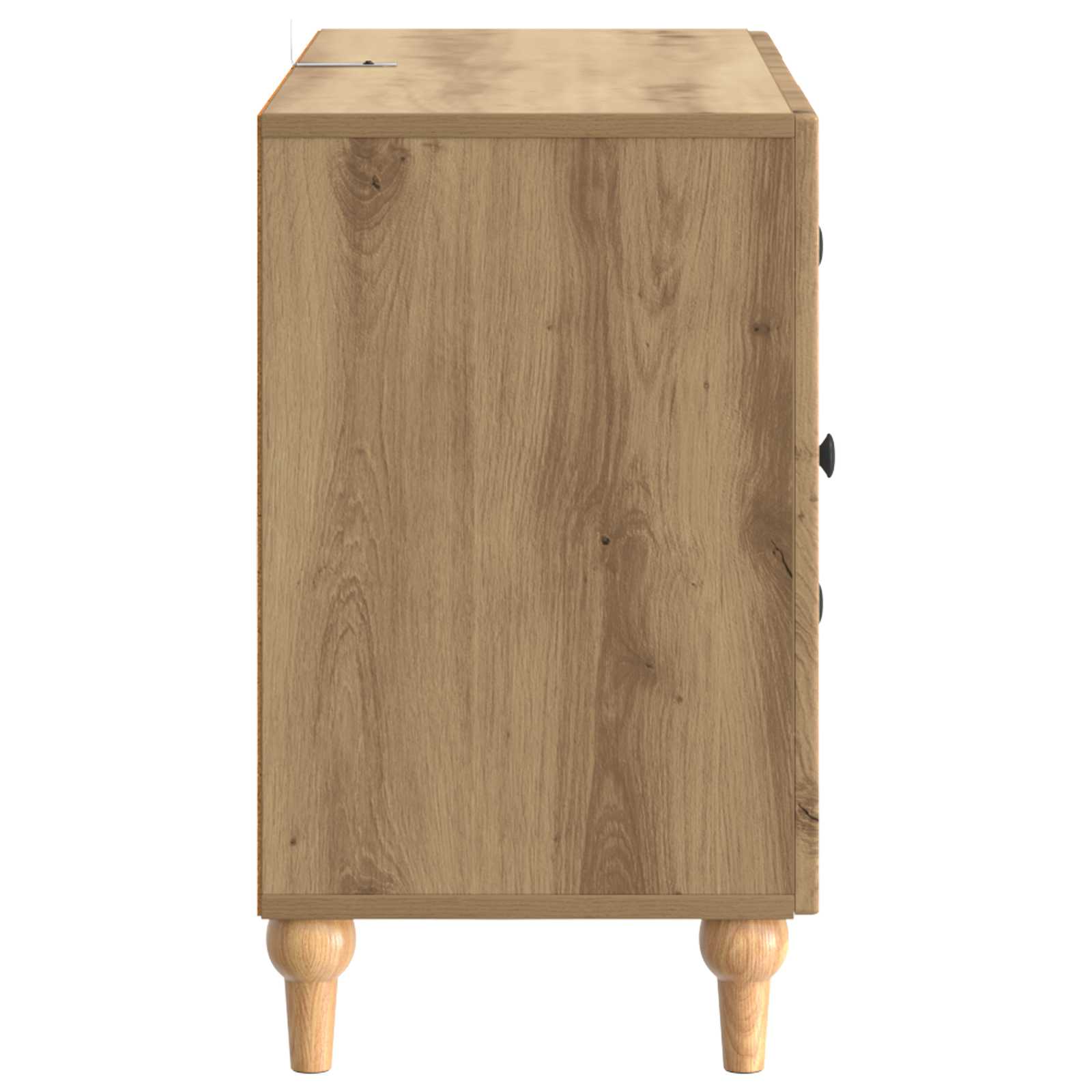vidaXL Szafka pod telewizor z szufladą Dąb artisan 89 x 34,5 x 60 cm