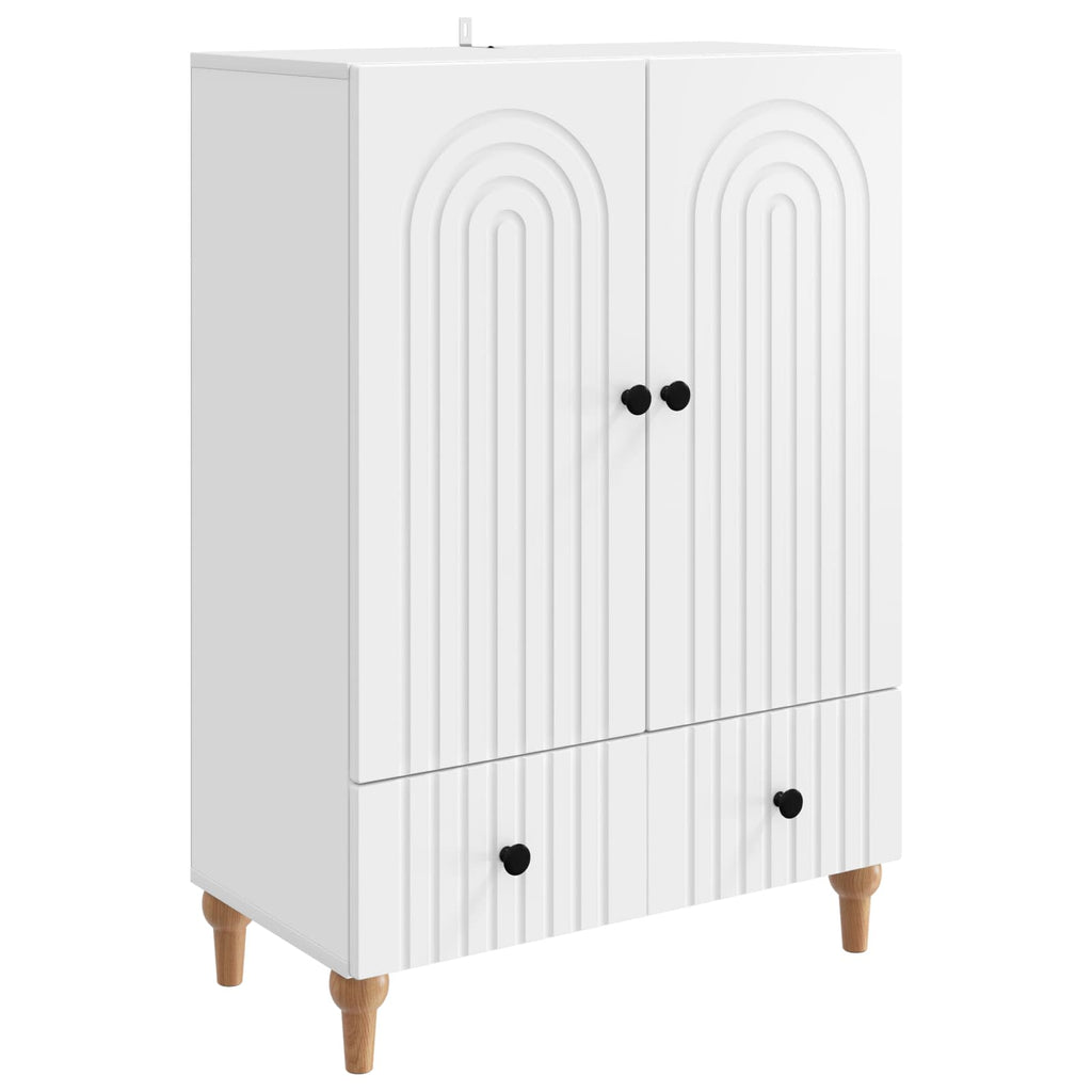 vidaXL Bufet Biały 66 x 34,5 x 95 cm Drewno inżynieryjne