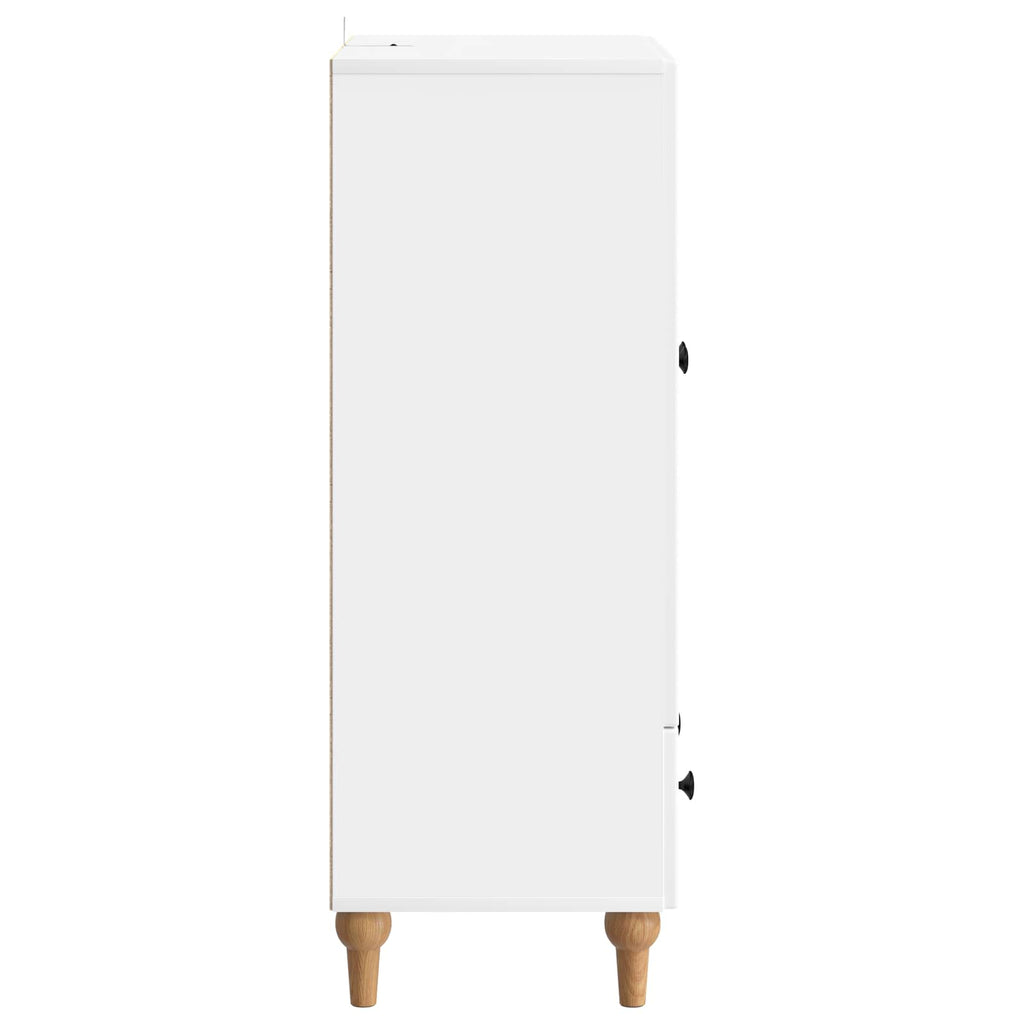 vidaXL Bufet Biały 66 x 34,5 x 95 cm Drewno inżynieryjne