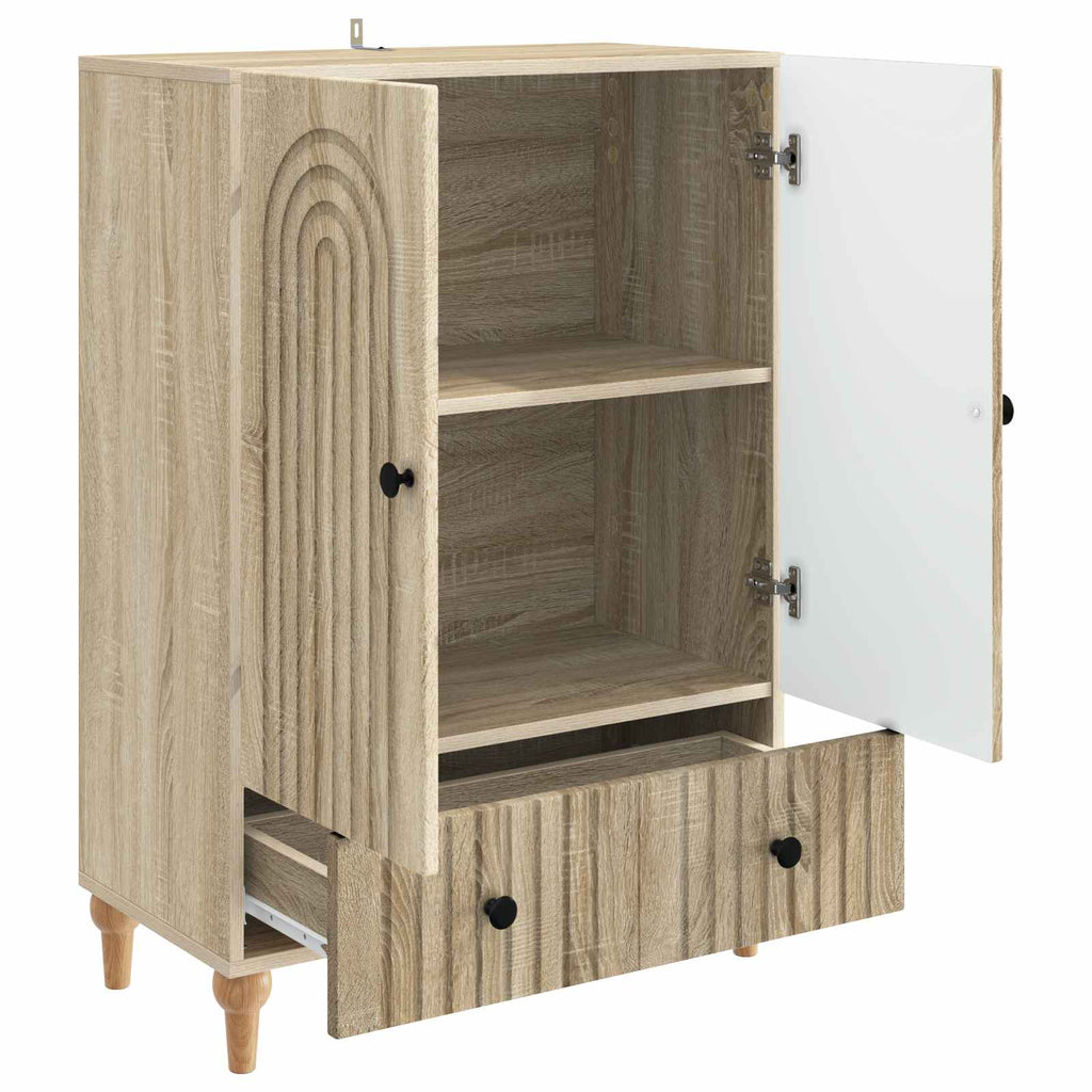 vidaXL Bufet dąb Sonoma 66 x 34,5 x 95 cm Drewno inżynieryjne