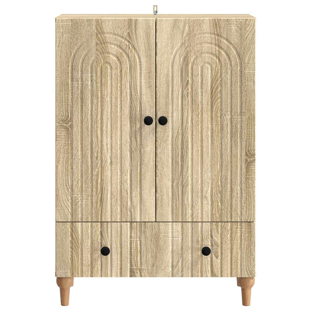 vidaXL Bufet dąb Sonoma 66 x 34,5 x 95 cm Drewno inżynieryjne