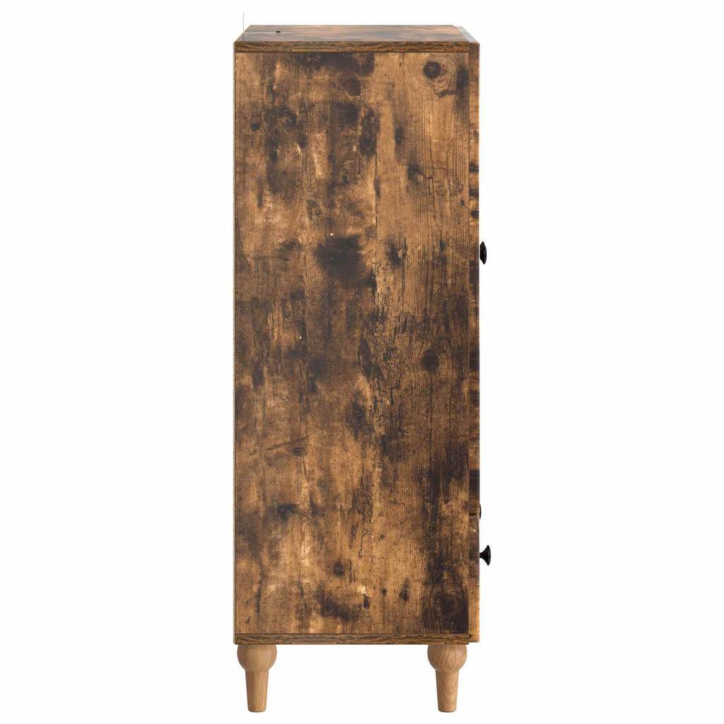 vidaXL Bufet Dąb wędzony 66 x 34,5 x 95 cm Drewno inżynieryjne
