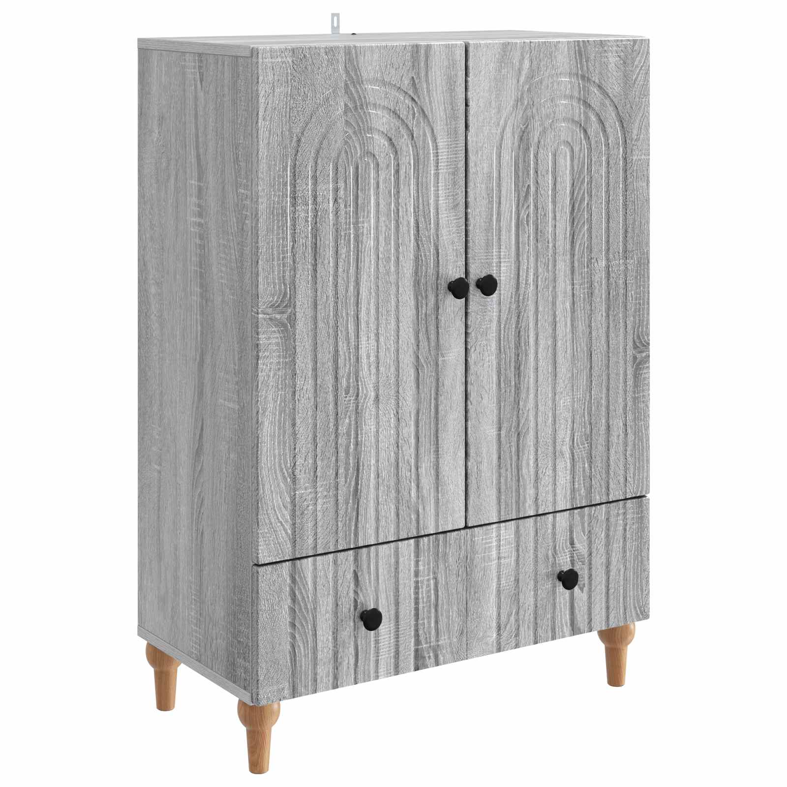 vidaXL Bufet Szary Sonoma 66 x 34,5 x 95 cm Drewno inżynieryjne