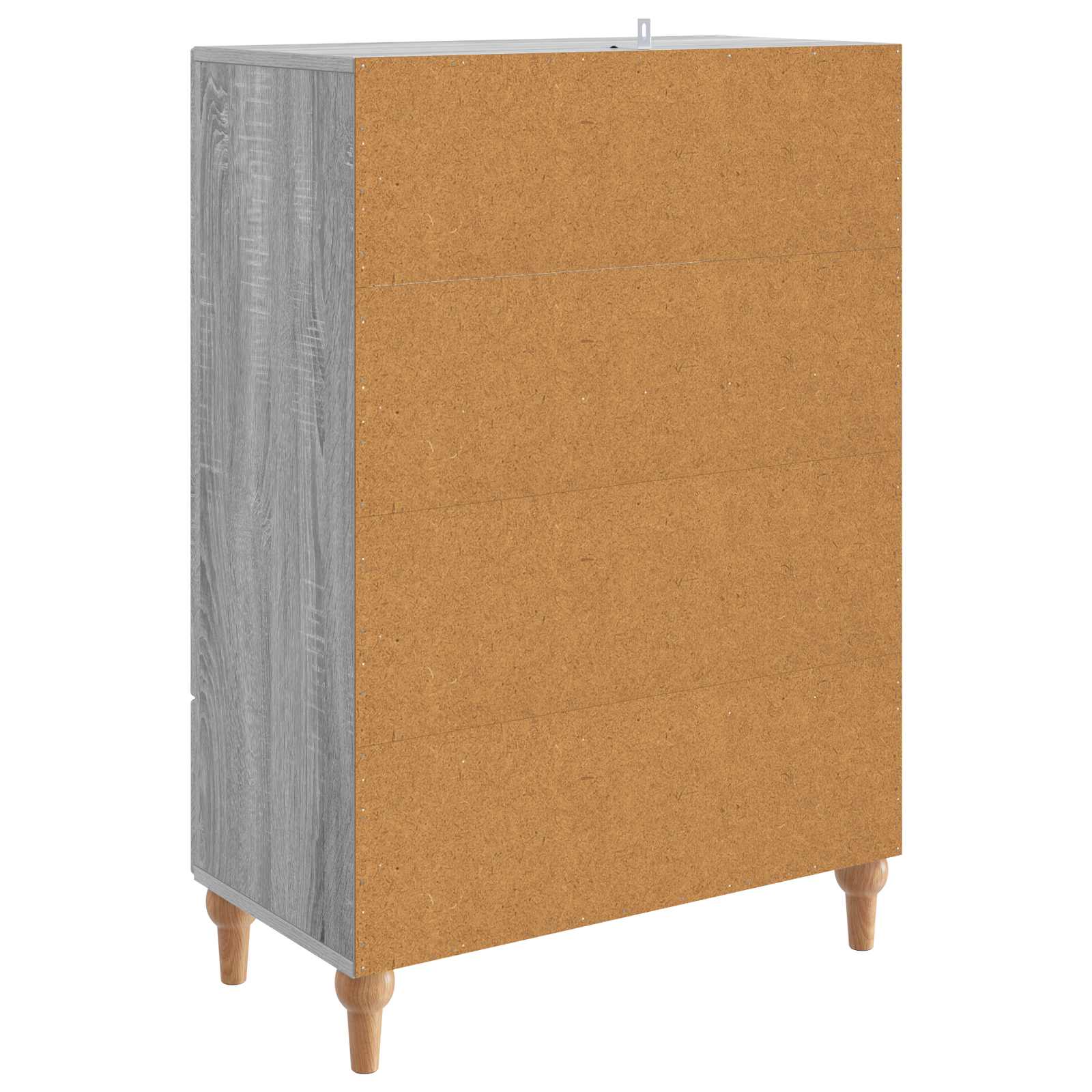 vidaXL Bufet Szary Sonoma 66 x 34,5 x 95 cm Drewno inżynieryjne