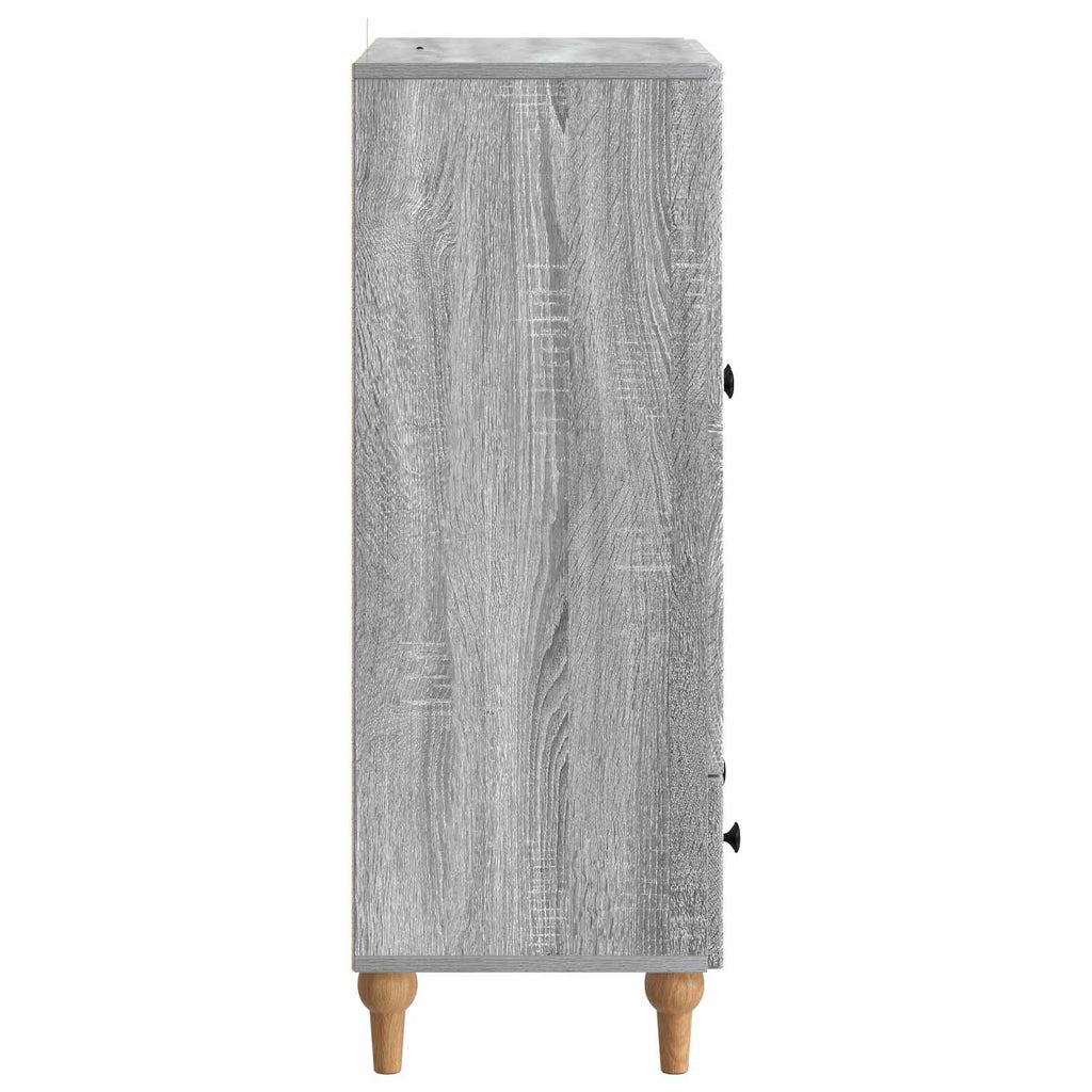 vidaXL Bufet Szary Sonoma 66 x 34,5 x 95 cm Drewno inżynieryjne