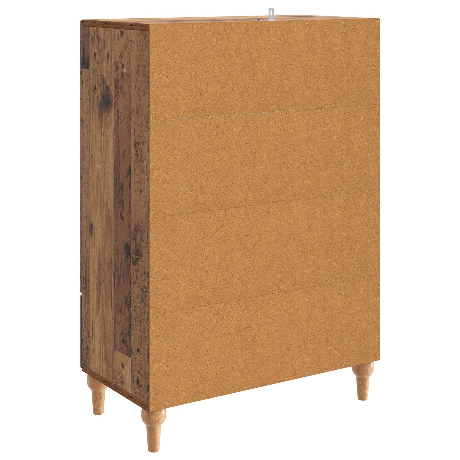 vidaXL Bufet Stare drewno 66 x 34,5 x 95 cm Drewno inżynieryjne