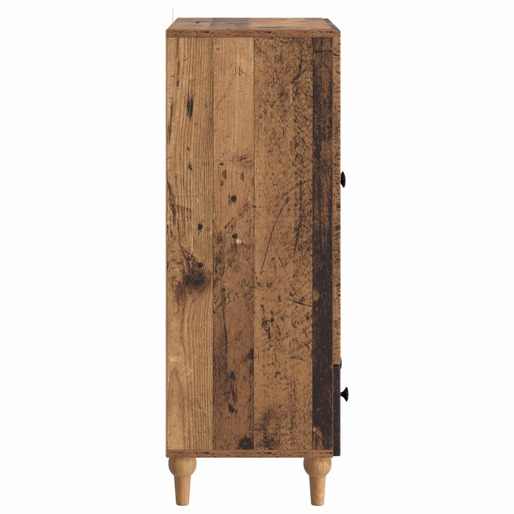 vidaXL Bufet Stare drewno 66 x 34,5 x 95 cm Drewno inżynieryjne