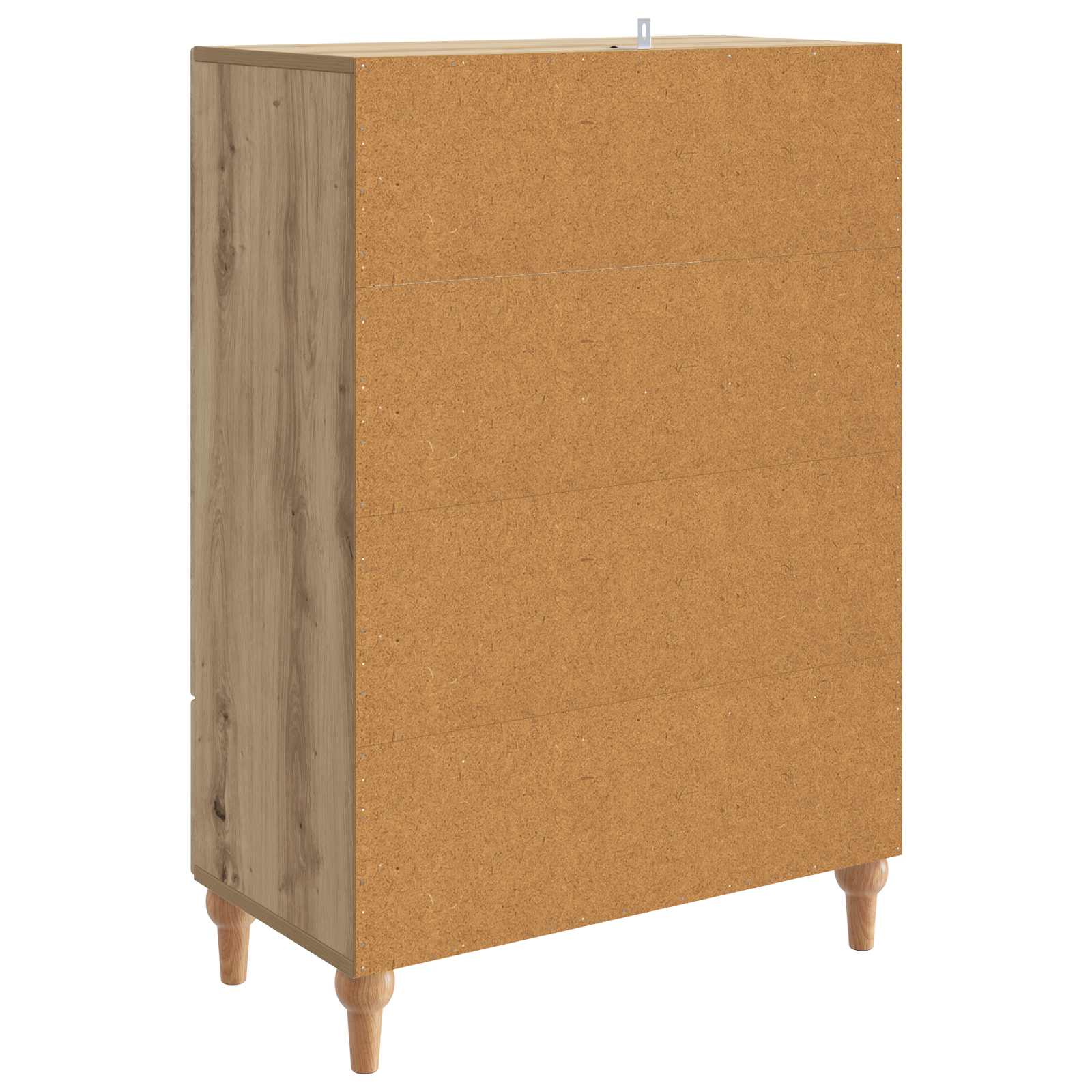 vidaXL Bufet Dąb artisan 66 x 34,5 x 95 cm Drewno inżynieryjne