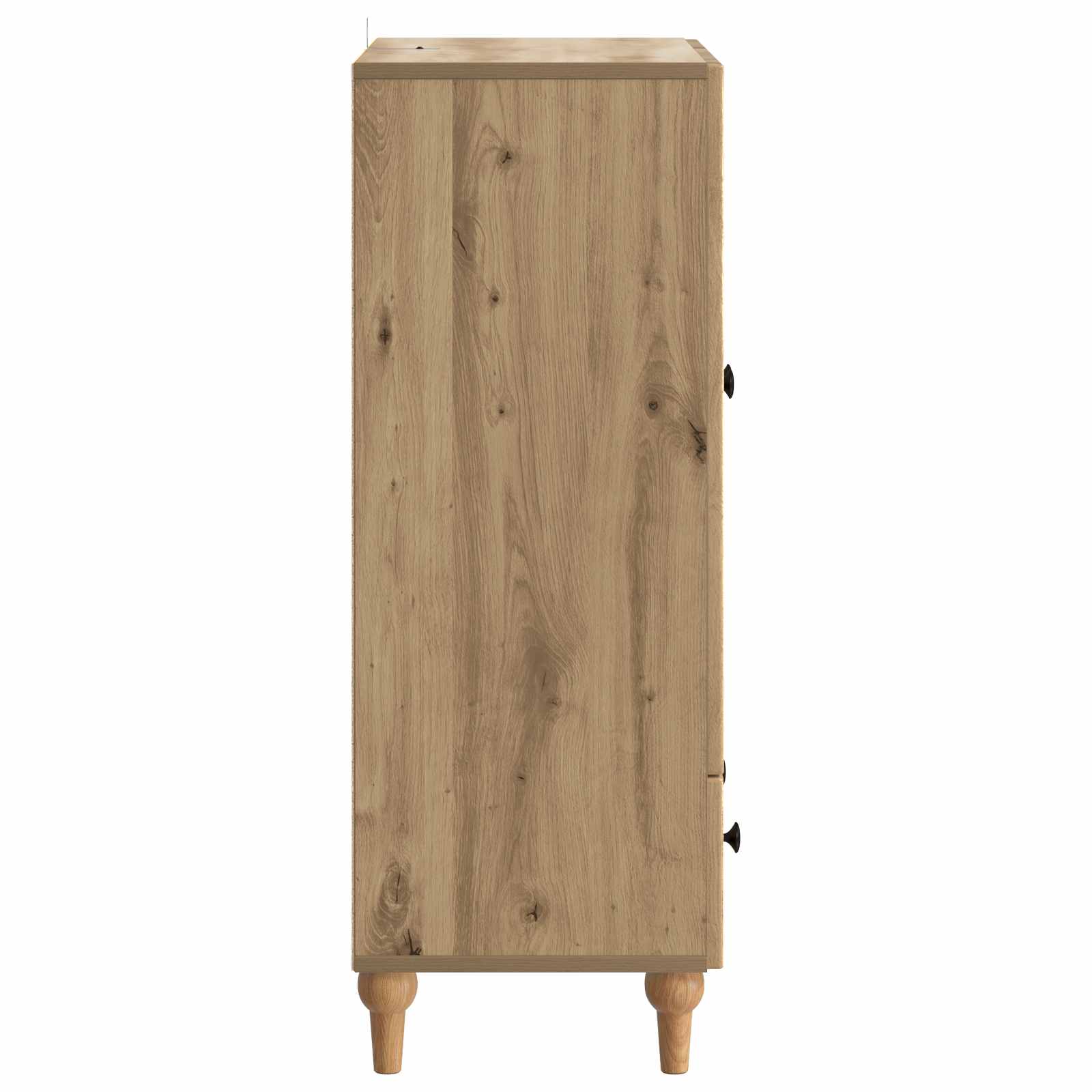 vidaXL Bufet Dąb artisan 66 x 34,5 x 95 cm Drewno inżynieryjne