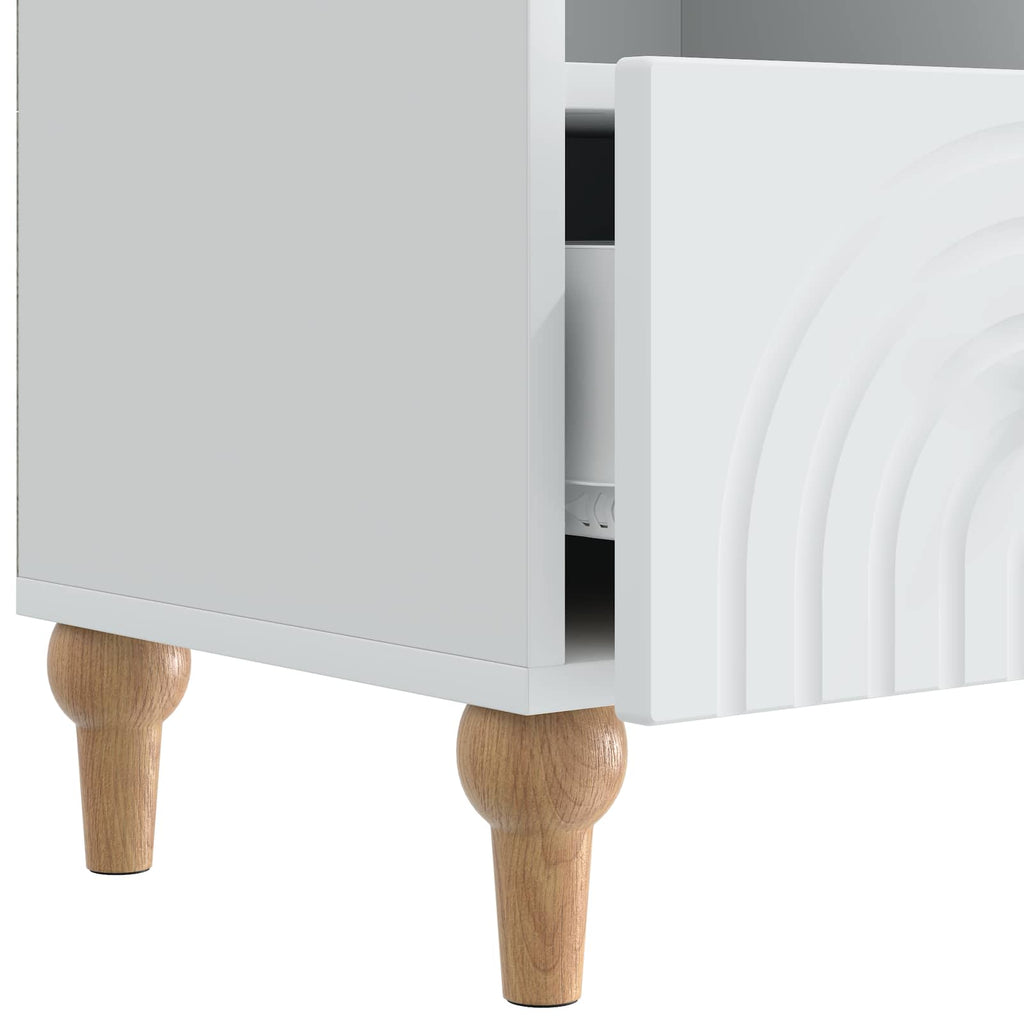vidaXL Szafka pod telewizor Biały 102 x 34,5 x 50 cm
