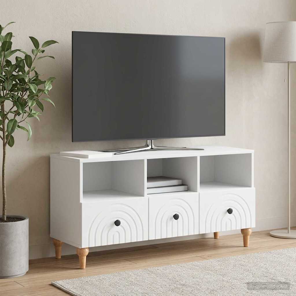 vidaXL Szafka pod telewizor Biały 102 x 34,5 x 50 cm