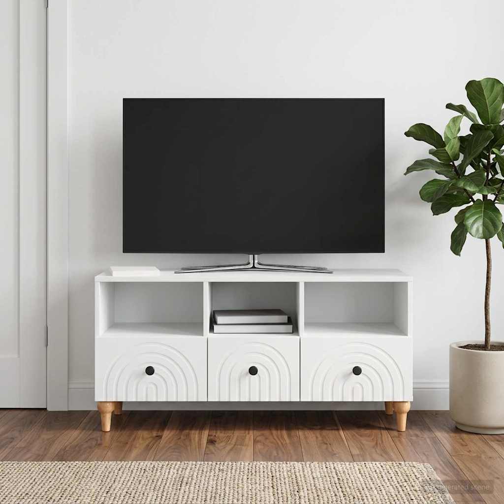 vidaXL Szafka pod telewizor Biały 102 x 34,5 x 50 cm