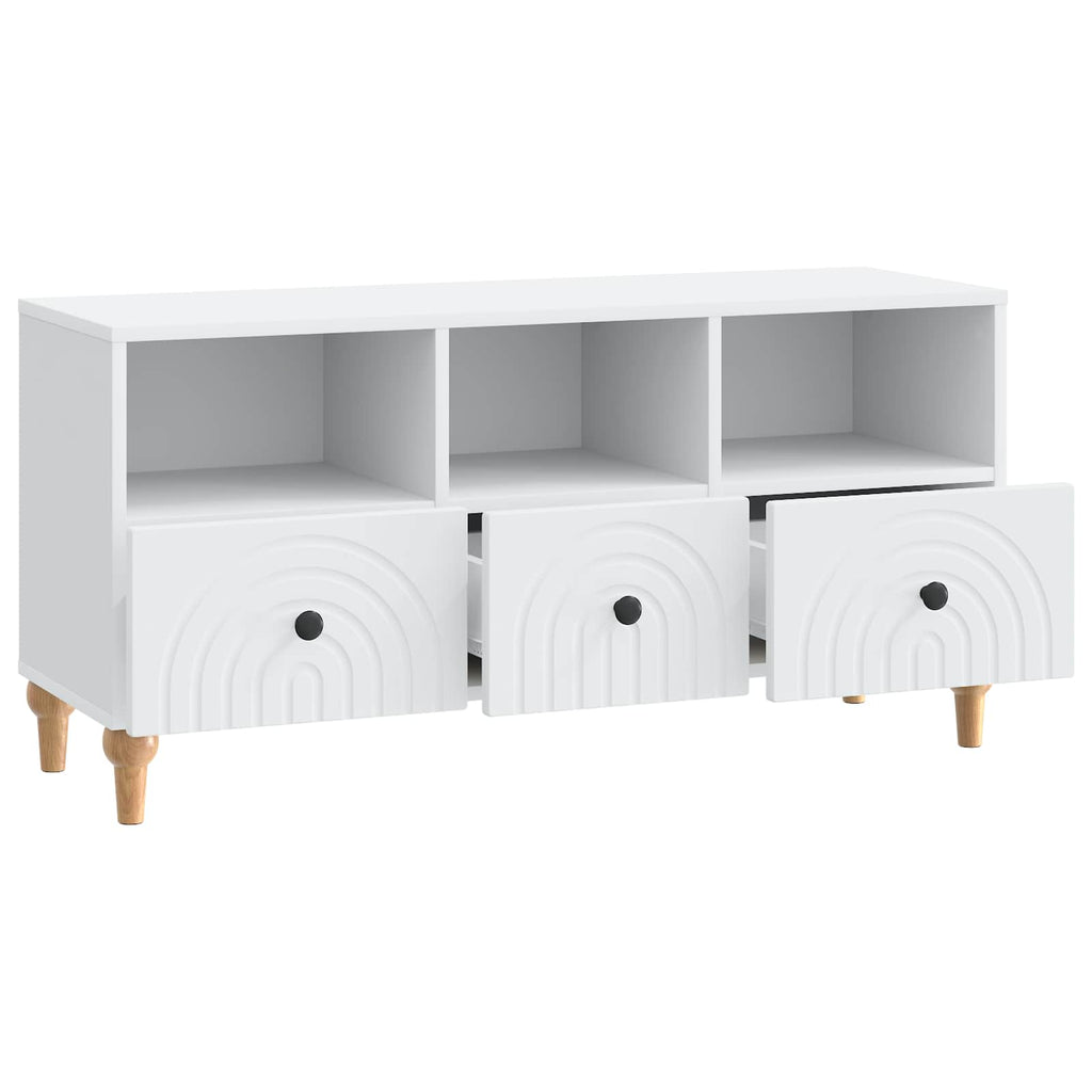 vidaXL Szafka pod telewizor Biały 102 x 34,5 x 50 cm