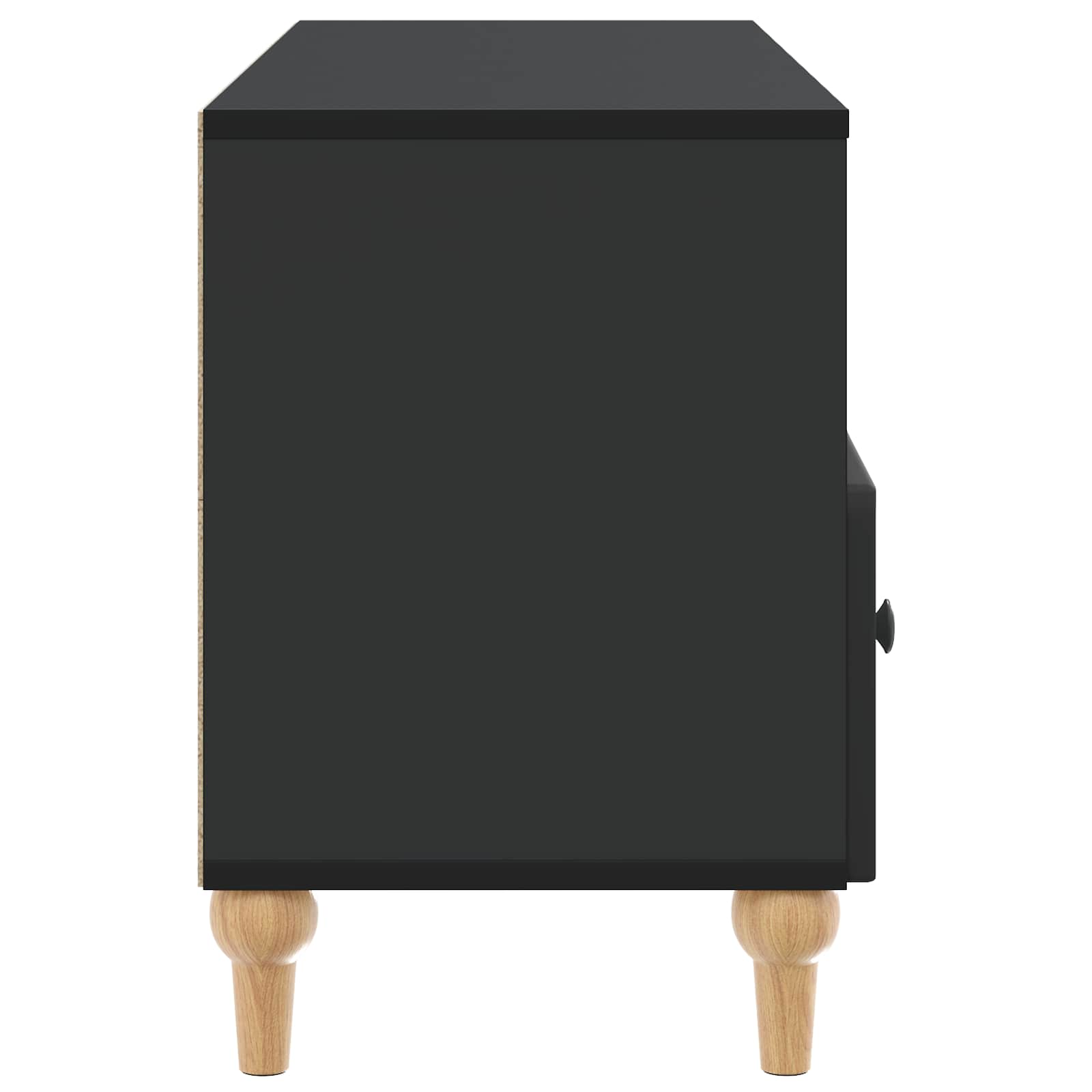 vidaXL Szafka pod telewizor Czarny 102 x 34,5 x 50 cm