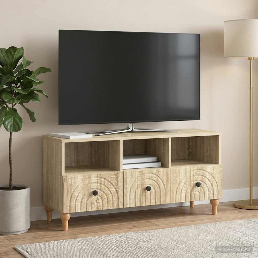 vidaXL Szafka pod telewizor Dąb Sonoma 102 x 34,5 x 50 cm