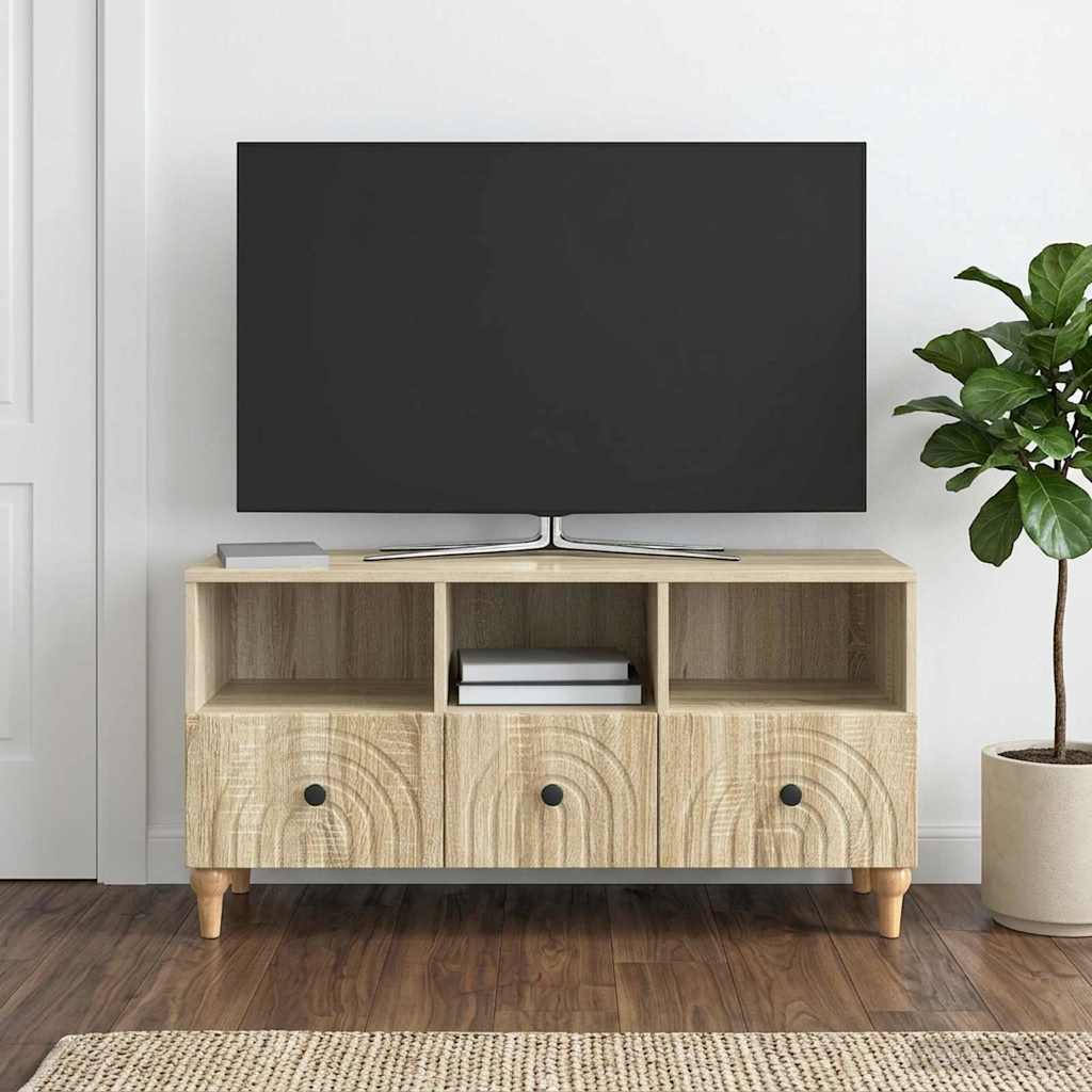 vidaXL Szafka pod telewizor Dąb Sonoma 102 x 34,5 x 50 cm