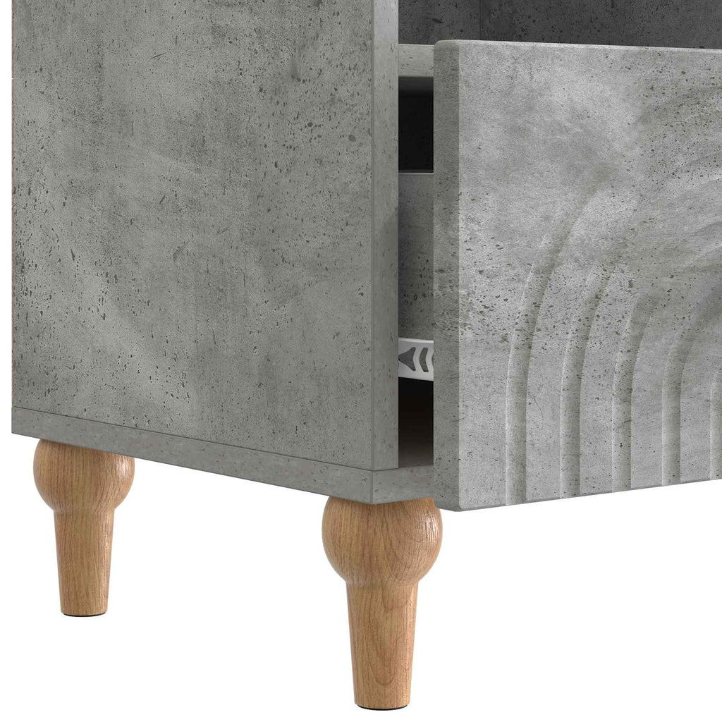 vidaXL Szafka pod telewizor Betonowy Szary 102 x 34,5 x 50 cm