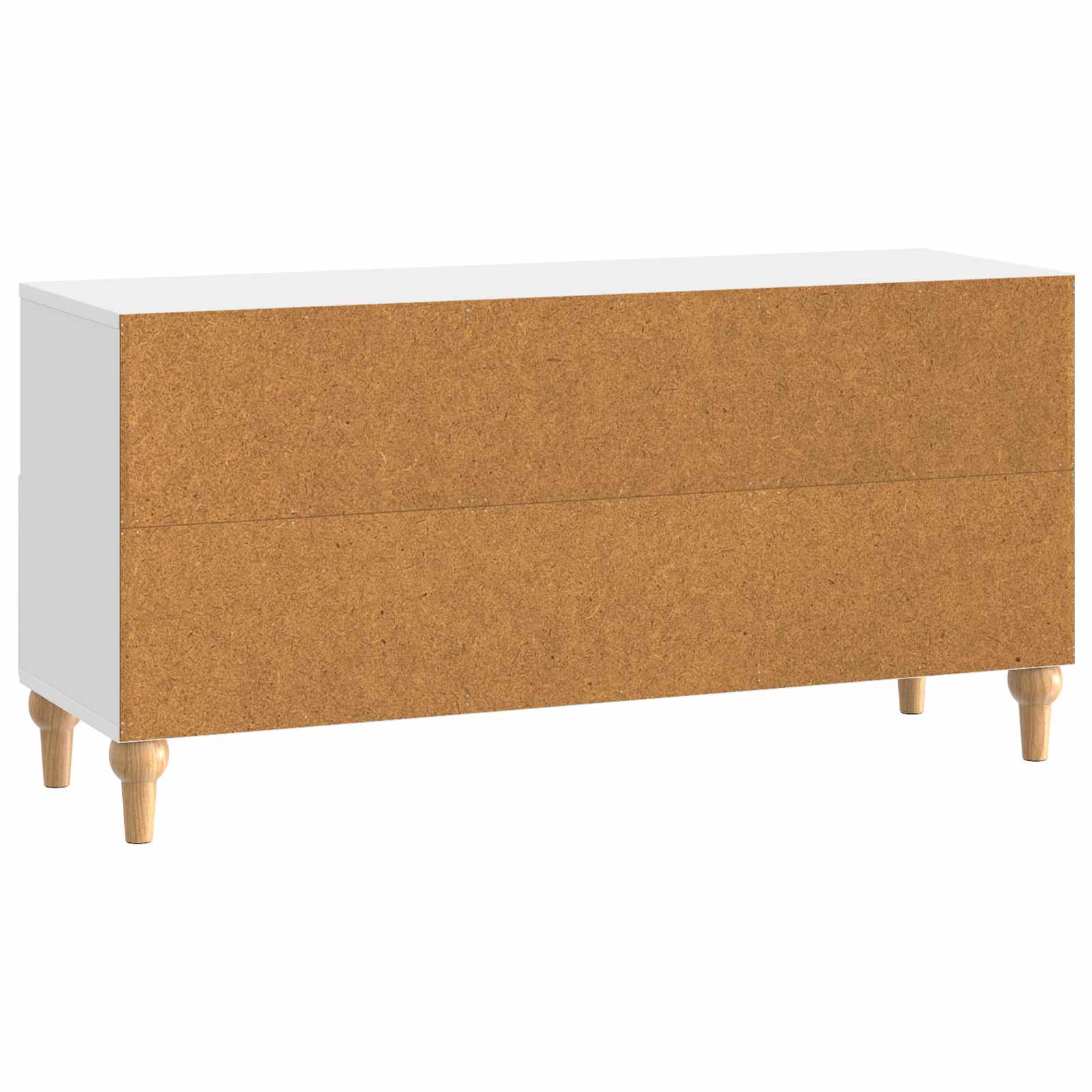 vidaXL Szafka pod telewizor Biały Wysoki Połysk 102 x 34,5 x 50 cm