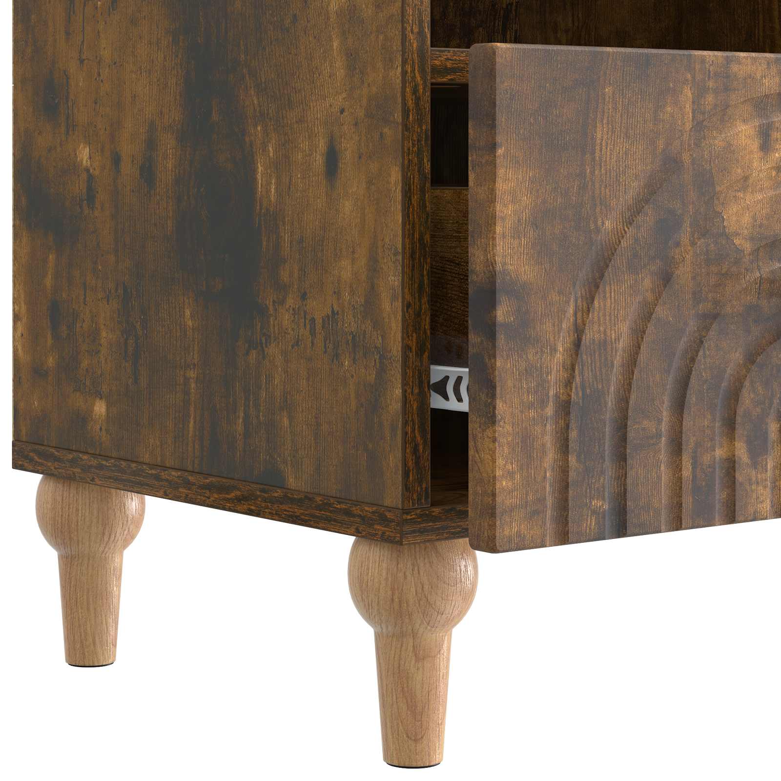 vidaXL Szafka pod telewizor Dąb Wędzony 102 x 34,5 x 50 cm