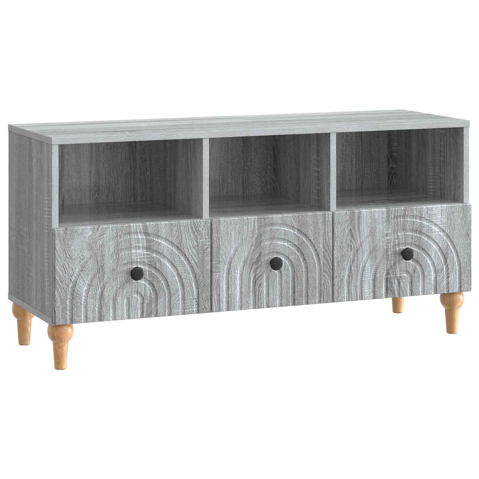 vidaXL Szafka pod telewizor Szary Sonoma 102 x 34,5 x 50 cm