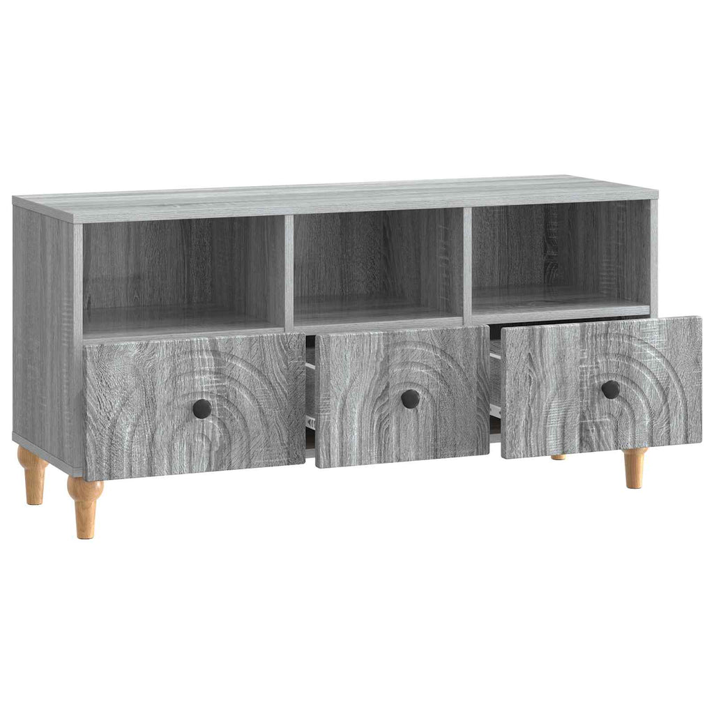 vidaXL Szafka pod telewizor Szary Sonoma 102 x 34,5 x 50 cm