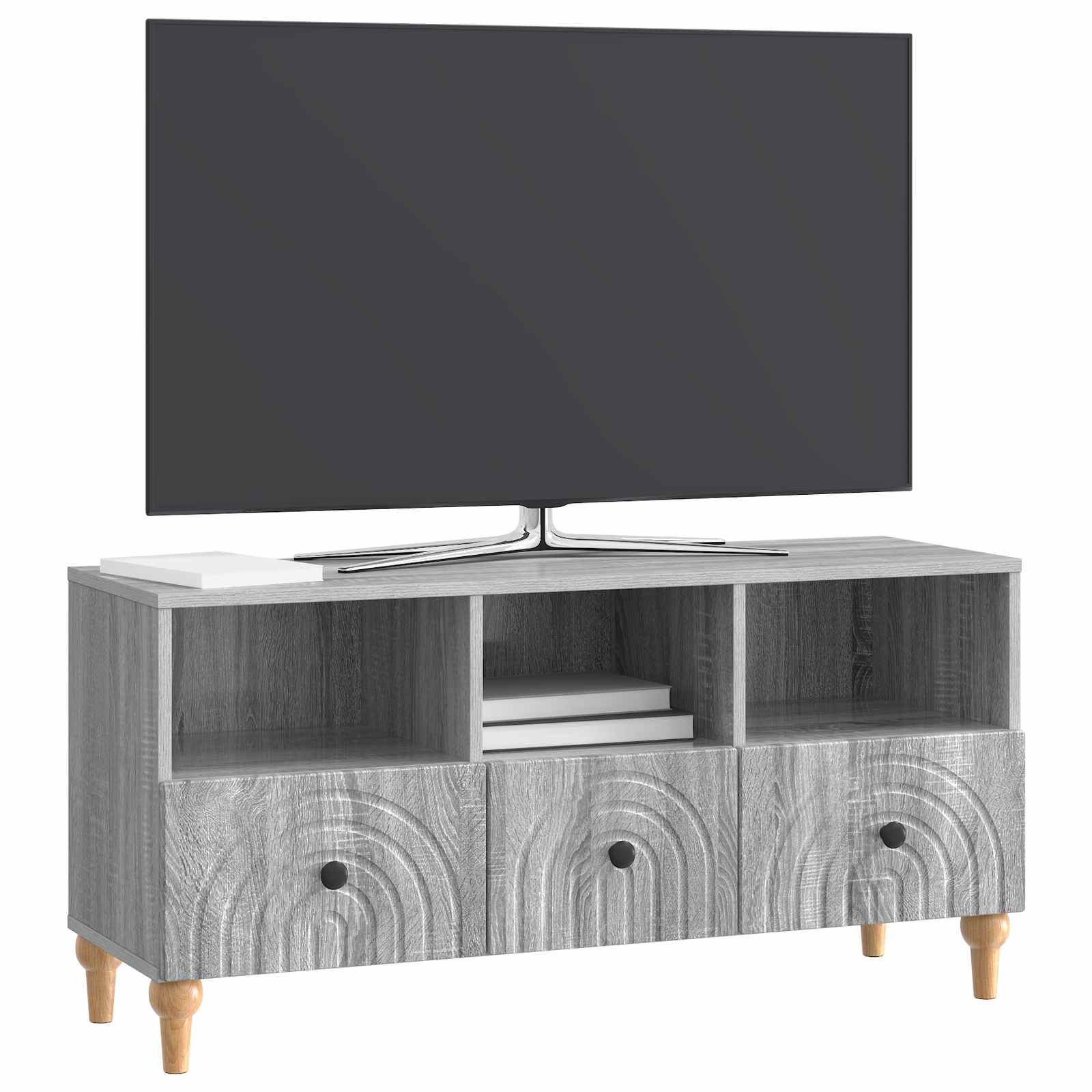 vidaXL Szafka pod telewizor Szary Sonoma 102 x 34,5 x 50 cm